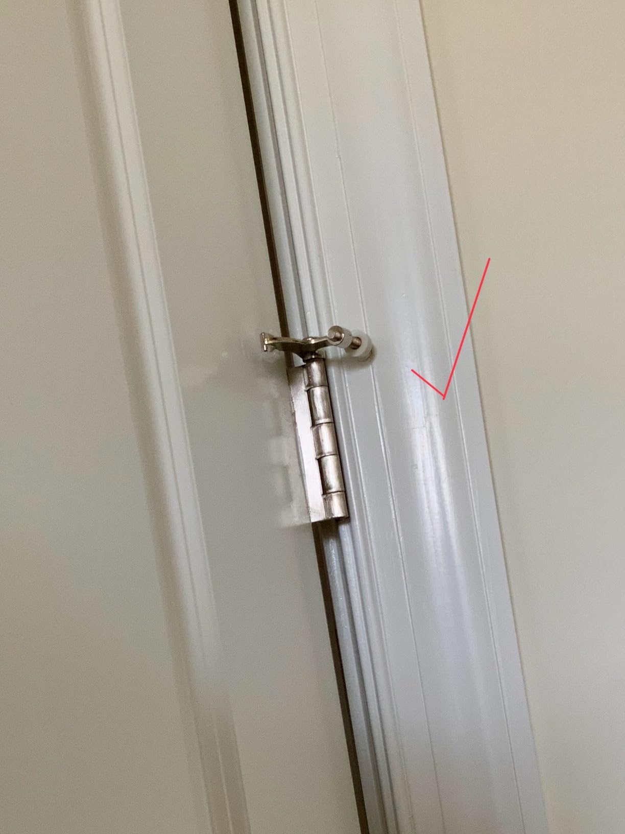2 Pack Hinge Pin Door Stopper Brushed Satin Nickel - Adjustable Heavy Duty Hinge Pin Door Stop with White Rubber Bumper Tips Customer Review 2 Pack Hinge Pin Door Stopper Brushed Satin Nickel - Adjustable Heavy Duty Hinge Pin Door Stop with White Rubber Bumper Tips - Customer Photo 2