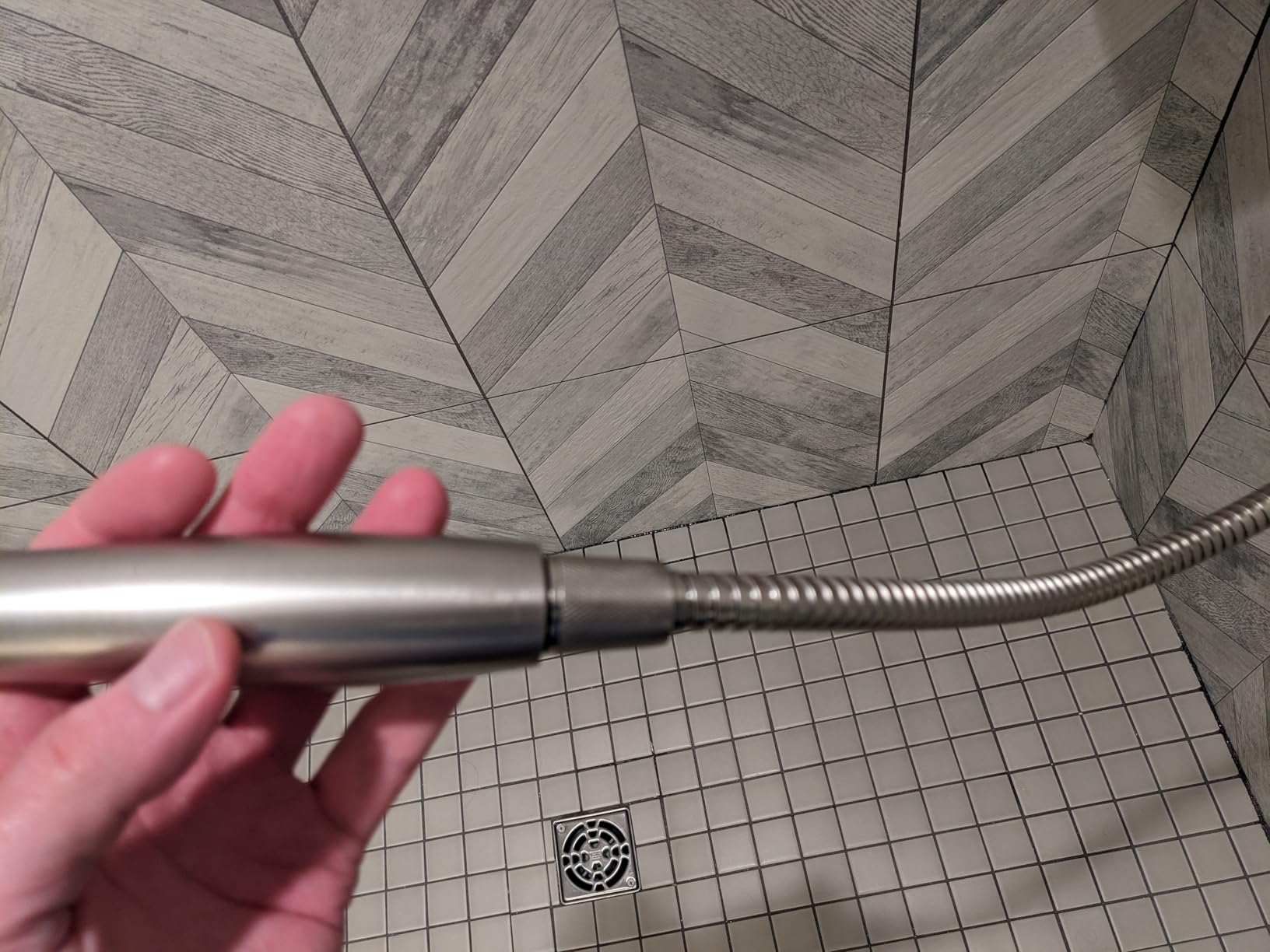 AquaDance High Pressure 6-Setting Oil Rubbed Bronze Handheld Shower Head with Stainless Steel Hose. Officially Independently Tested to Meet Strict US Quality & Performance Standards! - Customer Photo 2
