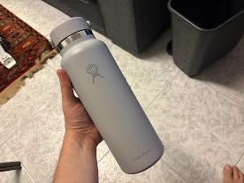 Hydro Flask Water Bottle - Insulated Stainless Steel - Wide Mouth Flex Lid, Non Spill, Leakproof and Refillable in 32 Oz Black Customer Review Hydro Flask Water Bottle - Insulated Stainless Steel - Wide Mouth Flex Lid, Non Spill, Leakproof and Refillable in 32 Oz Black - Customer Photo 2