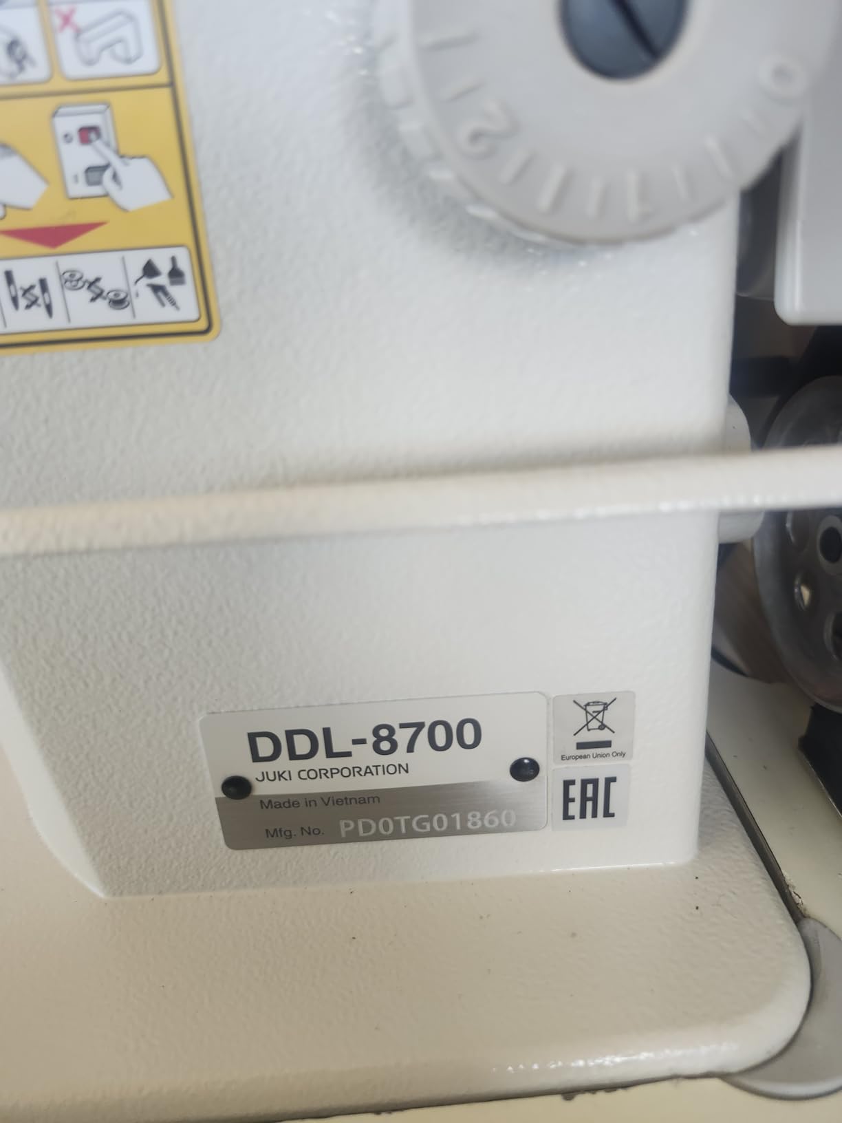 Industrial Sewing Machine Juki DDL-8100 Lockstitch Servo Motor + Table Stand Cut Juki DDL8700 + LED Lamp+ Commercial Grade Sewing Machine Customer Review Industrial Sewing Machine Juki DDL-8100 Lockstitch Servo Motor + Table Stand Cut Juki DDL8700 + LED Lamp+ Commercial Grade Sewing Machine - Customer Photo 2