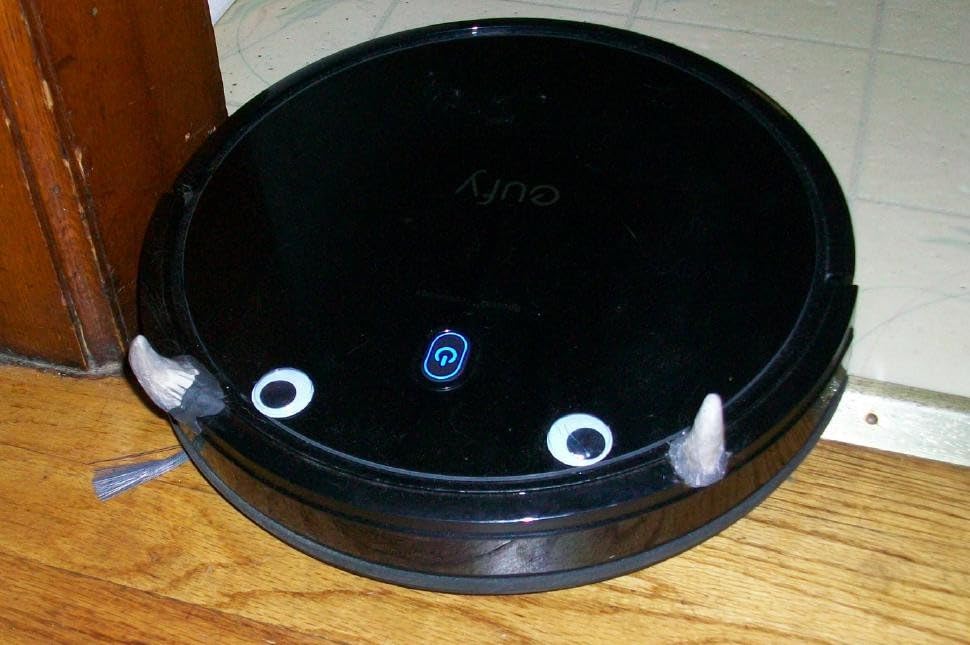 eufy Like-New BoostIQ RoboVac 11S MAX, Robot Vacuum Cleaner, Super-Thin, Powerful Suction, Quiet, Self-Charging Robotic Vacuum Cleaner, Cleans Hard Floors to Medium-Pile Carpets, Black (Renewed) Customer Review eufy Like-New BoostIQ RoboVac 11S MAX, Robot Vacuum Cleaner, Super-Thin, Powerful Suction, Quiet, Self-Charging Robotic Vacuum Cleaner, Cleans Hard Floors to Medium-Pile Carpets, Black (Renewed) - Customer Photo 3