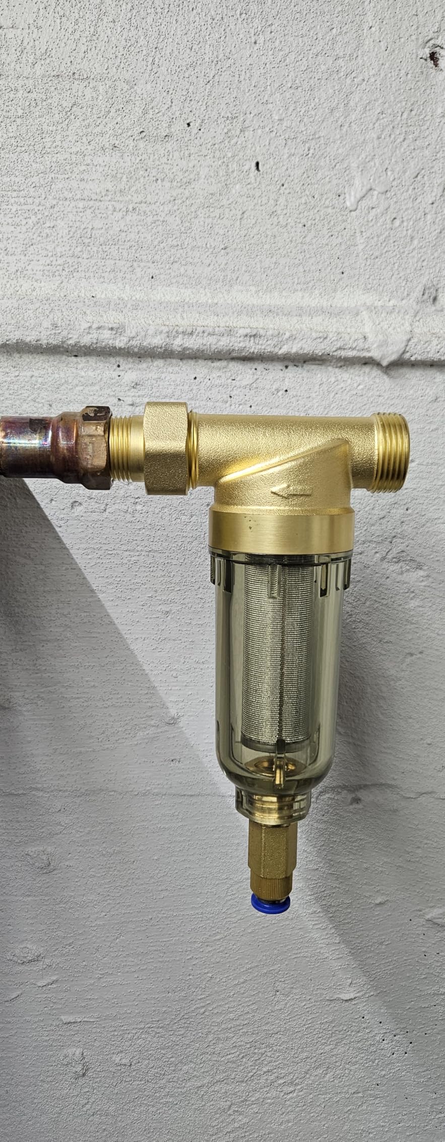 SimPure 40/200 Micron Spin Down Sediment Filter, Reusable Whole House Sediment Water Filter, Pre-Filtration System for City/Well water, 1 SimPure 40/200 Micron Spin Down Sediment Filter, Reusable Whole House Sediment Water Filter, Pre-Filtration System for City/Well water, 1