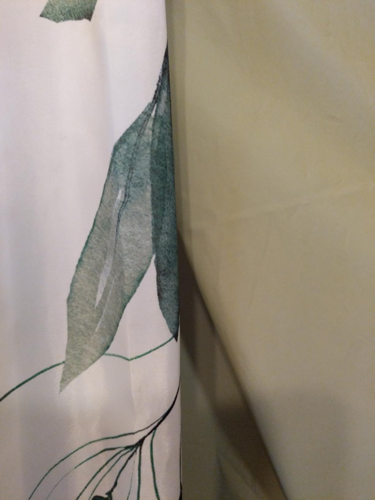 Shower Curtain Liner with 6 Magnets - Heavy Duty PEVA Plastic Shower Curtain for Bathroom, Waterproof Vinyl & See Through Bath Liner, Metal Grommets - Clear, 72x72 - Customer Photo 2