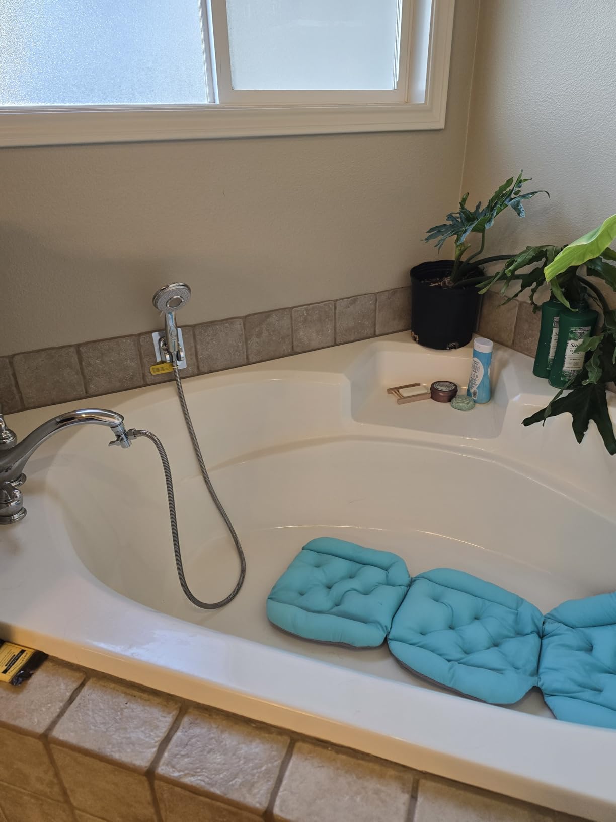 KLLEYNA Shower Head Sink-Faucet Bathtub-Bathroom-Garden - Hose Sprayer Attachment(5 Adapters) for Hair Washing & Pet Dog Rinse & Baby Bath, ON/OFF Extension for Moen, Kohler, Delta, American Standar Customer Review KLLEYNA Shower Head Sink-Faucet Bathtub-Bathroom-Garden - Hose Sprayer Attachment(5 Adapters) for Hair Washing & Pet Dog Rinse & Baby Bath, ON/OFF Extension for Moen, Kohler, Delta, American Standar - Customer Photo 2