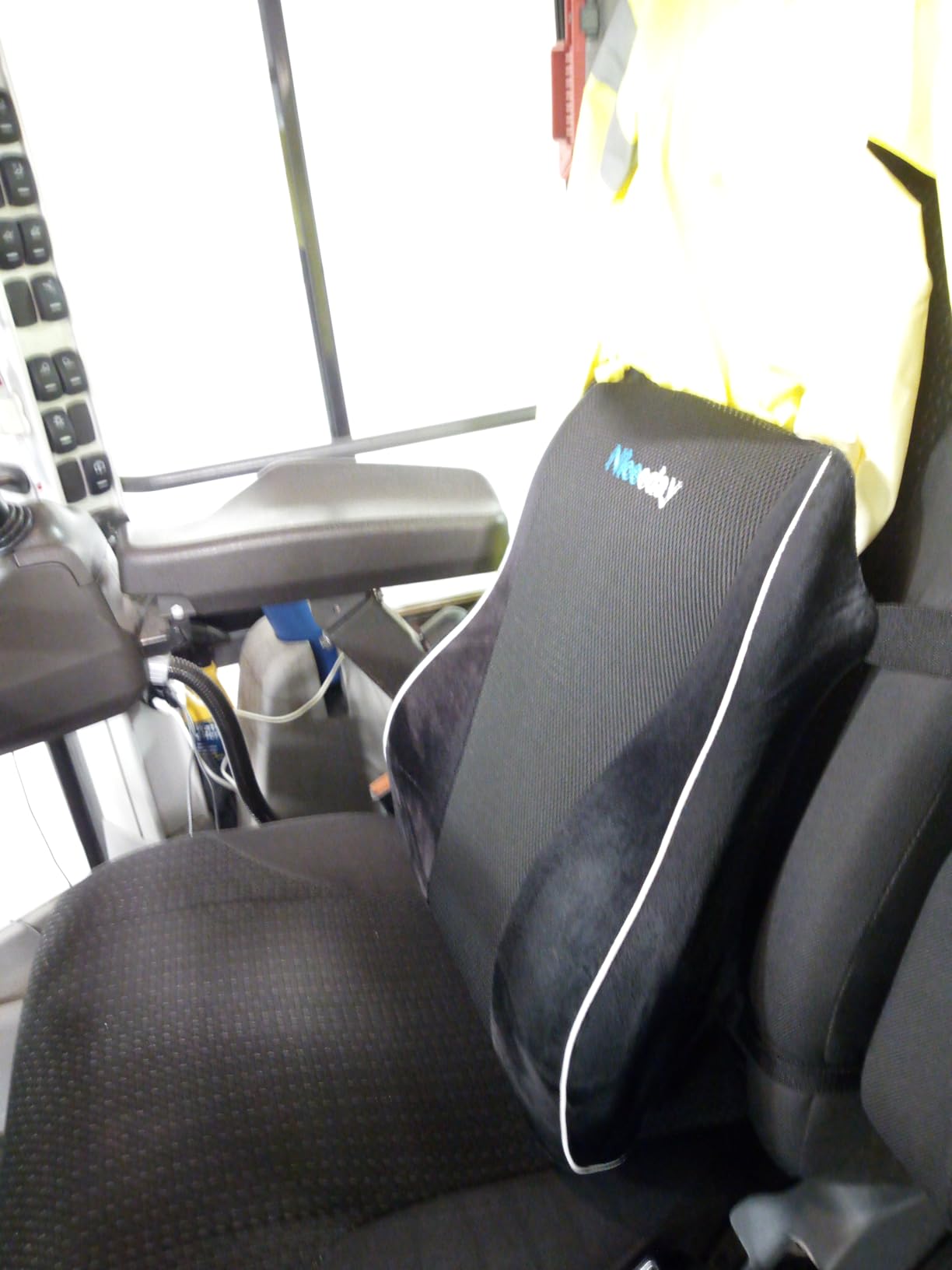 Lumbar Support Pillow for Office Chair Car Back Support Pillow, Memory Foam Gaming Chair Desk Chair Back Cushion for Lower Back Pain Relief, Ergonomic Back Rest with Double Adjustable Straps Customer Review Lumbar Support Pillow for Office Chair Car Back Support Pillow, Memory Foam Gaming Chair Desk Chair Back Cushion for Lower Back Pain Relief, Ergonomic Back Rest with Double Adjustable Straps - Customer Photo 1