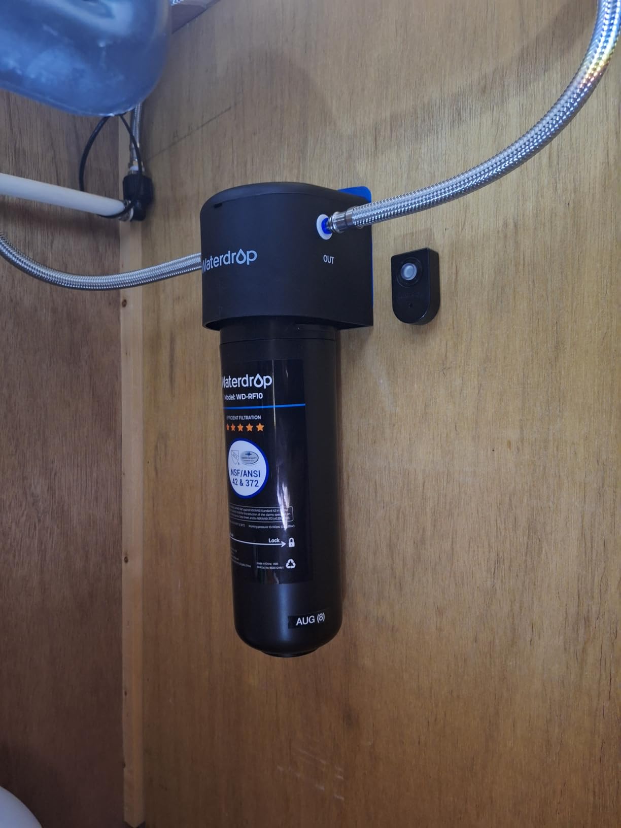 Waterdrop 10UA Under Sink Water Filter System, Reduces PFAS, PFOA/PFOS, Lead, Chlorine, Bad Taste & Odor, Under Counter Water Filter Direct Connect to Kitchen Faucet, NSF/ANSI 42 Certified, 1 Year Customer Review Waterdrop 10UA Under Sink Water Filter System, Reduces PFAS, PFOA/PFOS, Lead, Chlorine, Bad Taste & Odor, Under Counter Water Filter Direct Connect to Kitchen Faucet, NSF/ANSI 42 Certified, 1 Year - Customer Photo 2