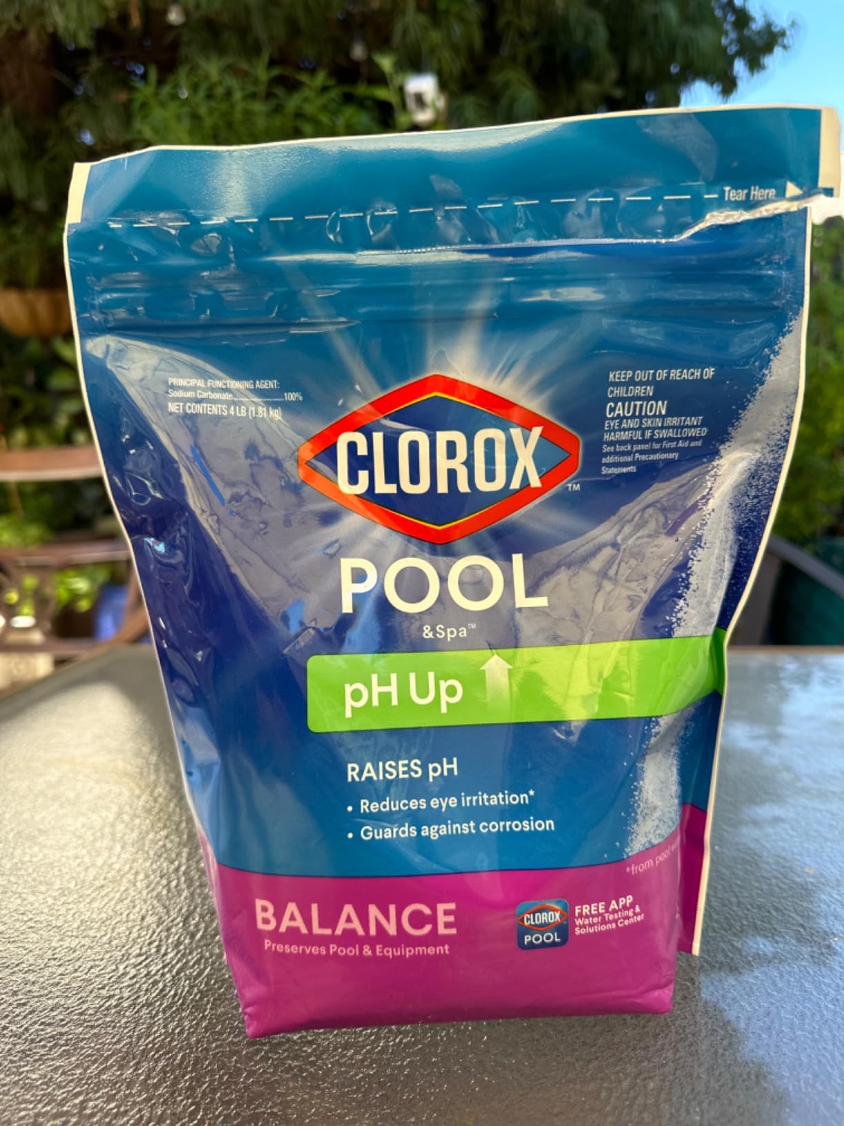Clorox® Pool&Spa™ Swimming Pool pH Up, Raises pH, Protects Against Eye and Skin Irritation, 4LB (Pack of 1) - Customer Photo 1