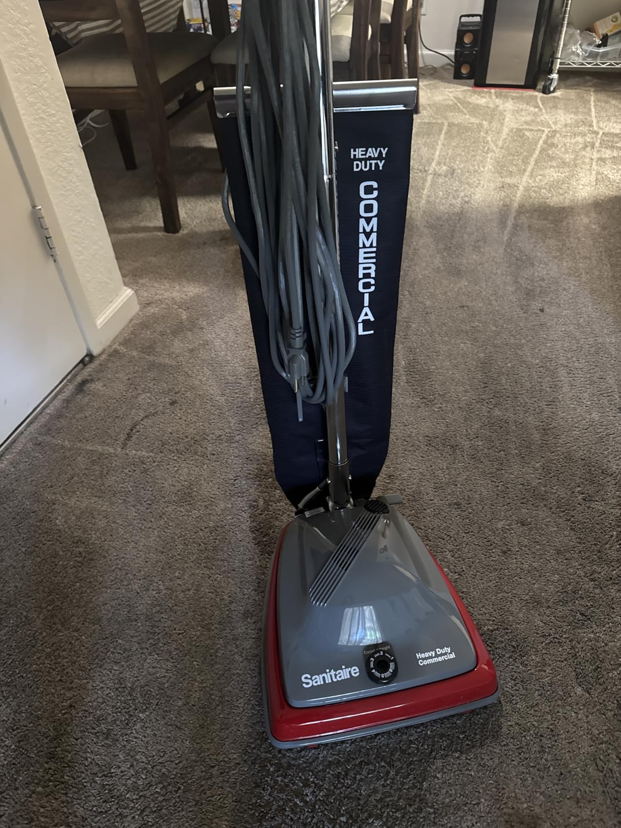 Sanitaire SC679K Tradition Upright Commercial Bagged Vacuum, Red Customer Review Sanitaire SC679K Tradition Upright Commercial Bagged Vacuum, Red - Customer Photo 1