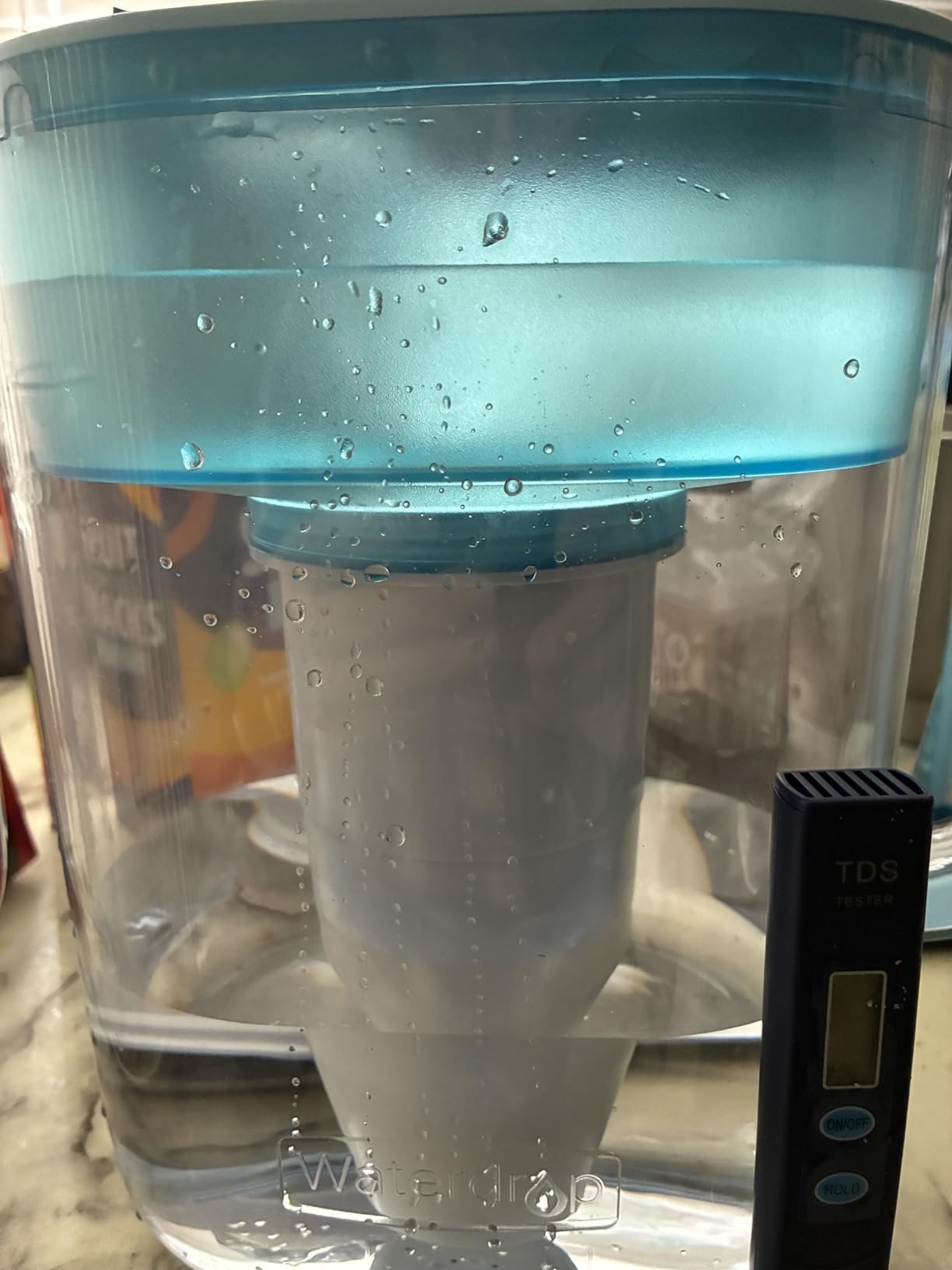 Waterdrop Water Filter Pitcher with 1 Filter, 200-Gallon Long-Life, 10-Cup Large Water Filter Pitcher, NSF Certified, 5X Times Lifetime, Reduces PFOA/PFOS, Chlorine, White Customer Review Waterdrop Water Filter Pitcher with 1 Filter, 200-Gallon Long-Life, 10-Cup Large Water Filter Pitcher, NSF Certified, 5X Times Lifetime, Reduces PFOA/PFOS, Chlorine, White - Customer Photo 1
