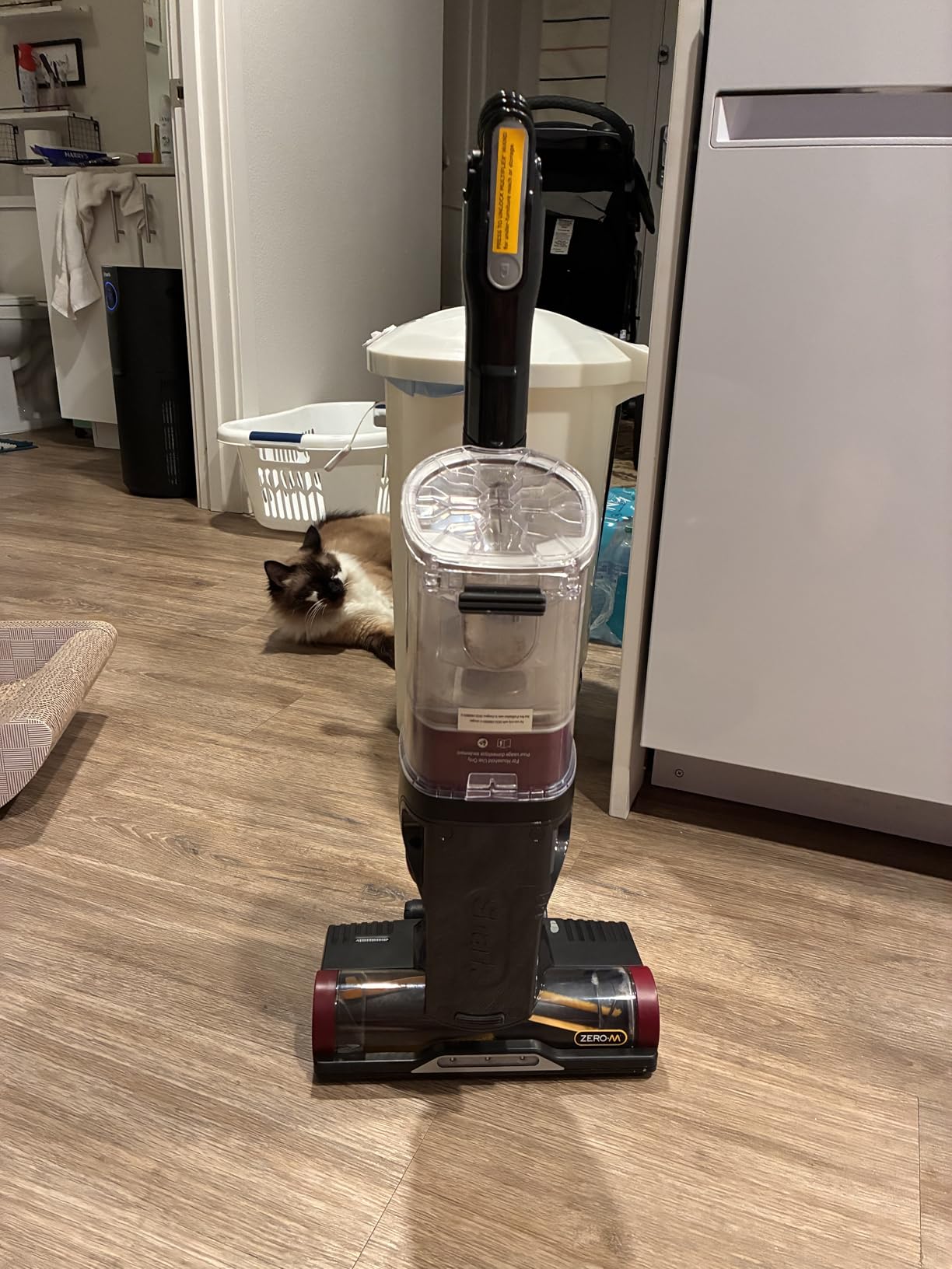 Shark IZ163H Pet Plus Cordless Stick Vacuum with Self-Cleaning Brushroll and HEPA Filter, Lightweight Deep Cleaning Vacuum for Carpet and Hard Floors, Folds for Easy Storage, 40-min Runtime, Raspberry Customer Review Shark IZ163H Pet Plus Cordless Stick Vacuum with Self-Cleaning Brushroll and HEPA Filter, Lightweight Deep Cleaning Vacuum for Carpet and Hard Floors, Folds for Easy Storage, 40-min Runtime, Raspberry - Customer Photo 1