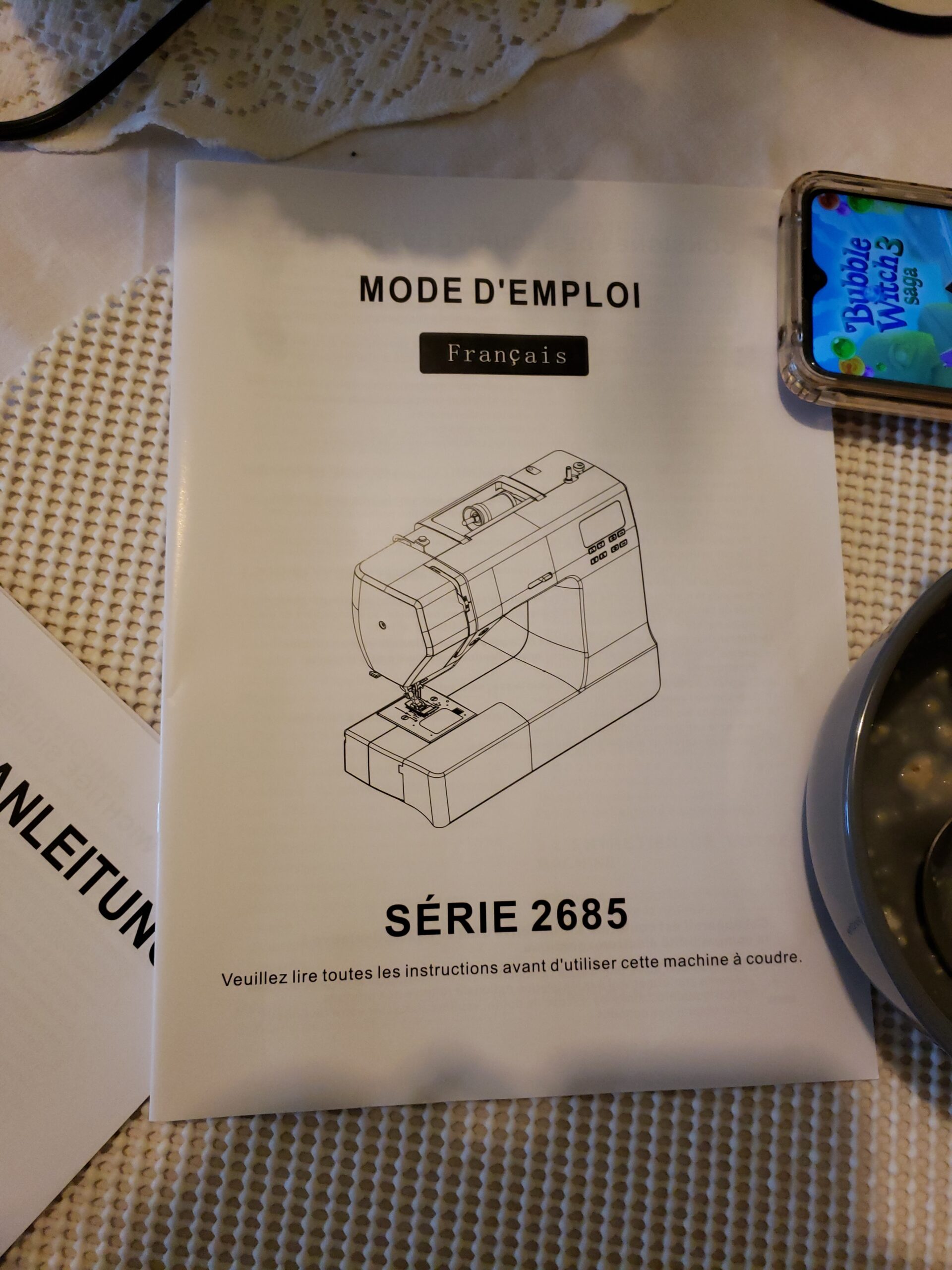 Portable Sewing Machine Computerized Embroidery Sewing Machine with 200 Unique Built-in Stitch and 8 Buttonholes Customer Review Portable Sewing Machine Computerized Embroidery Sewing Machine with 200 Unique Built-in Stitch and 8 Buttonholes - Customer Photo 1