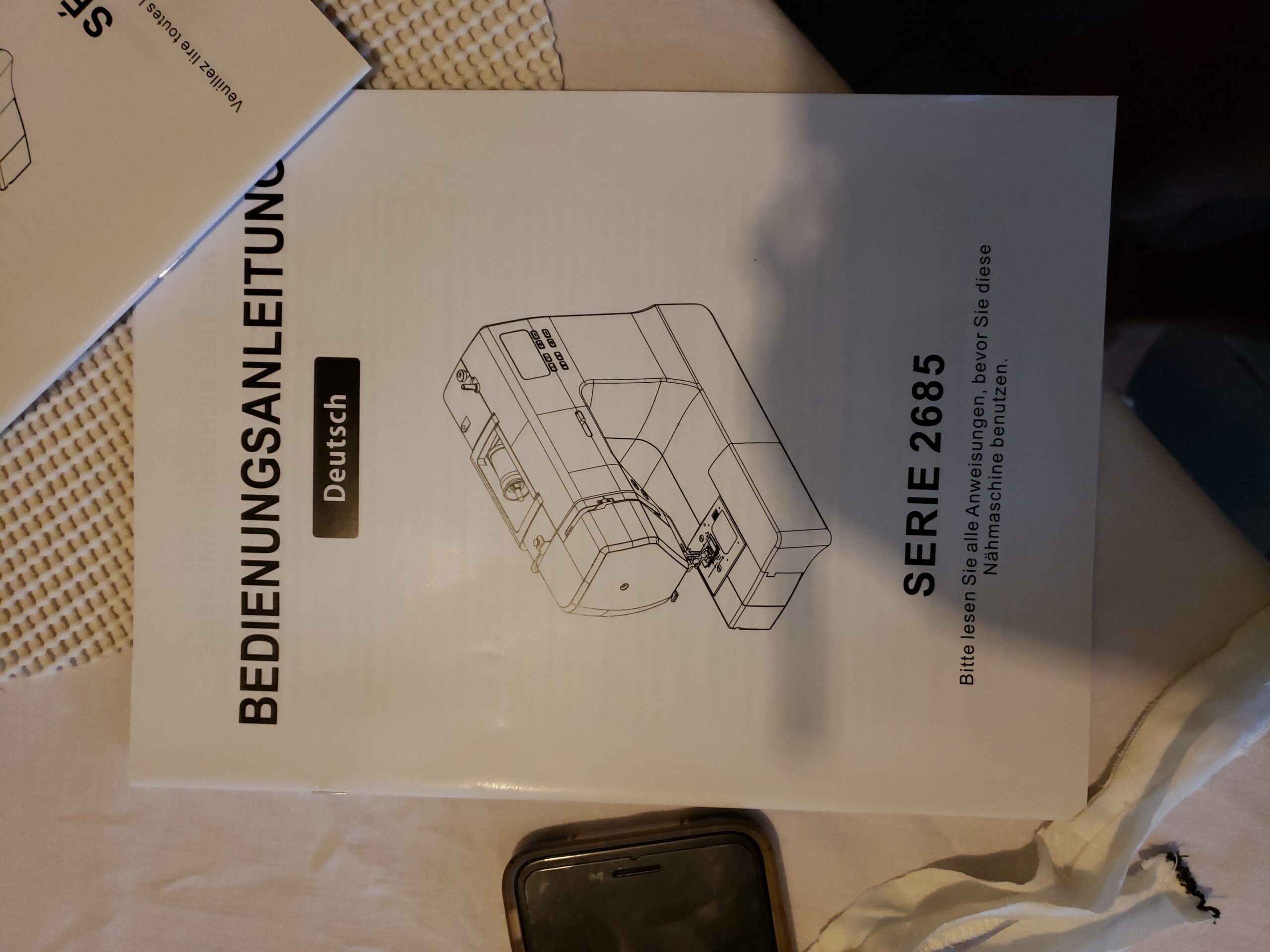 Portable Sewing Machine Computerized Embroidery Sewing Machine with 200 Unique Built-in Stitch and 8 Buttonholes Customer Review Portable Sewing Machine Computerized Embroidery Sewing Machine with 200 Unique Built-in Stitch and 8 Buttonholes - Customer Photo 2