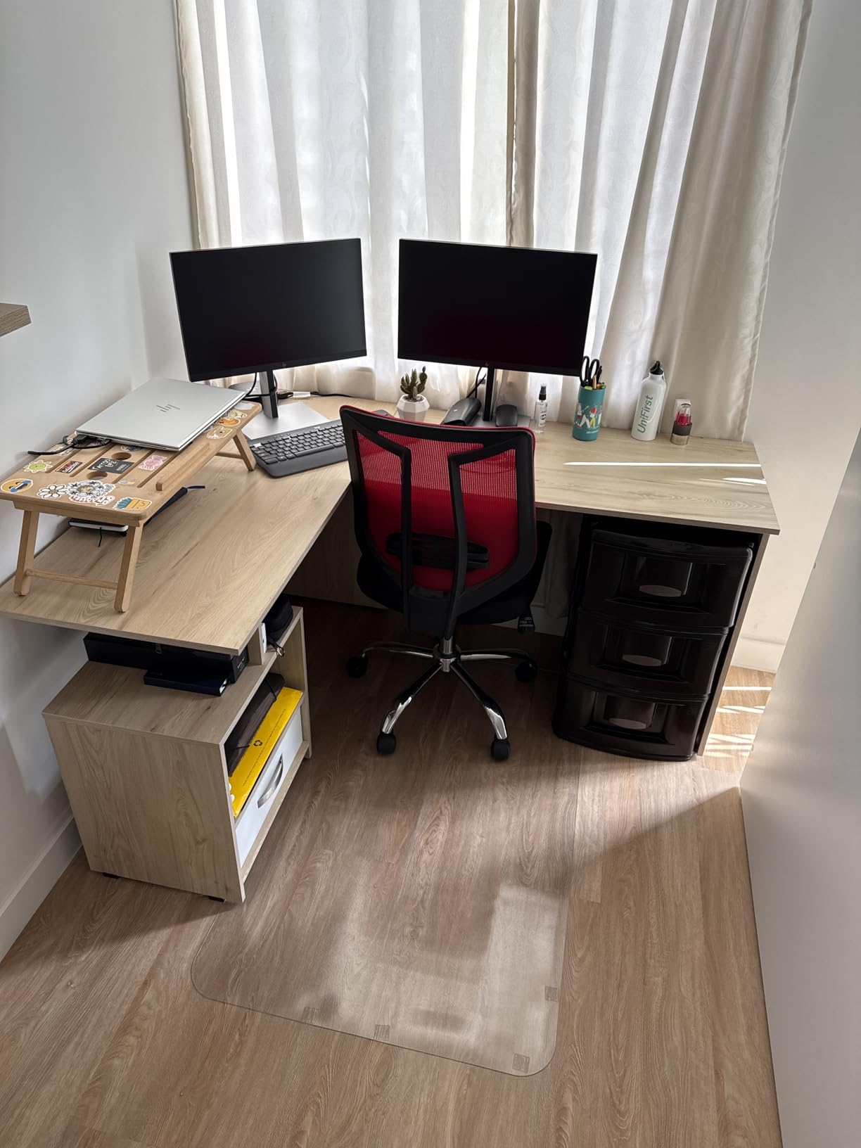 Kuyal Clear Chair mat for Hard Floors 36 x 48 inches Transparent Floor Mats Wood/Tile Protection Mat for Office & Home (36 Kuyal Clear Chair mat for Hard Floors 36 x 48 inches Transparent Floor Mats Wood/Tile Protection Mat for Office & Home (36