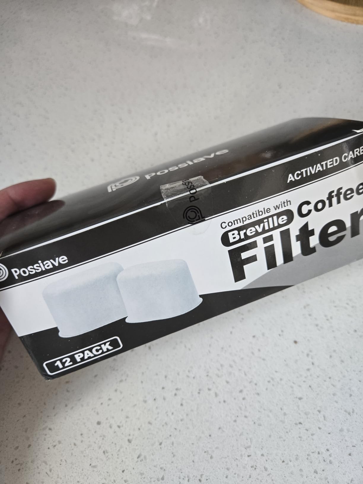 12-Pack Charcoal Water Filters Compatible with Breville BWF100 Machines, Breville Espresso Machine Water Filter Replacement - Customer Photo 2