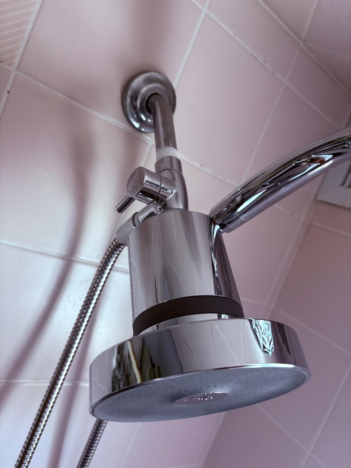 G-Promise Solid Metal Shower Arm Diverter with Holder for Hand Held Showerhead and Fixed Spray Head, G 1/2 3-Way Bathroom Universal Diverter System Replacement Part (Polished Chrome) Customer Review G-Promise Solid Metal Shower Arm Diverter with Holder for Hand Held Showerhead and Fixed Spray Head, G 1/2 3-Way Bathroom Universal Diverter System Replacement Part (Polished Chrome) - Customer Photo 1