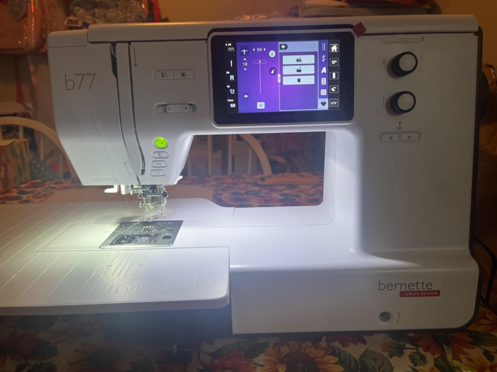 Bernette B77 with 8-Piece Feet Set Included - Versatile Machine for All Skill Levels - Effortless Stitching & Quality Craftsmanship Unleashes Creative Possibilities | Redefine Your Sewing Experience Customer Review Bernette B77 with 8-Piece Feet Set Included - Versatile Machine for All Skill Levels - Effortless Stitching & Quality Craftsmanship Unleashes Creative Possibilities | Redefine Your Sewing Experience - Customer Photo 1