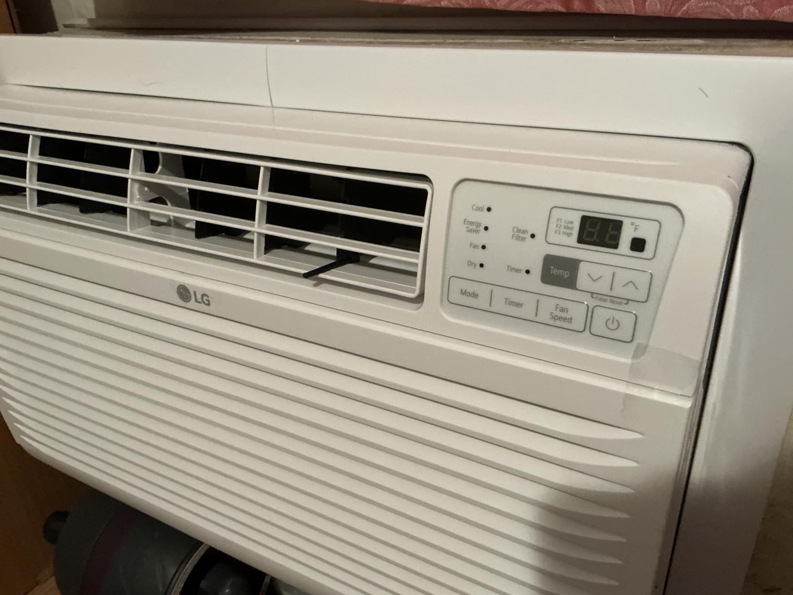 LG 14,000 BTU Through the Wall Air Conditioner, 230/208V, Cools 700 Sq.Ft. for Bedroom, Living Room, Apartment, Electronic Control with Remote, White Customer Review LG 14,000 BTU Through the Wall Air Conditioner, 230/208V, Cools 700 Sq.Ft. for Bedroom, Living Room, Apartment, Electronic Control with Remote, White - Customer Photo 2