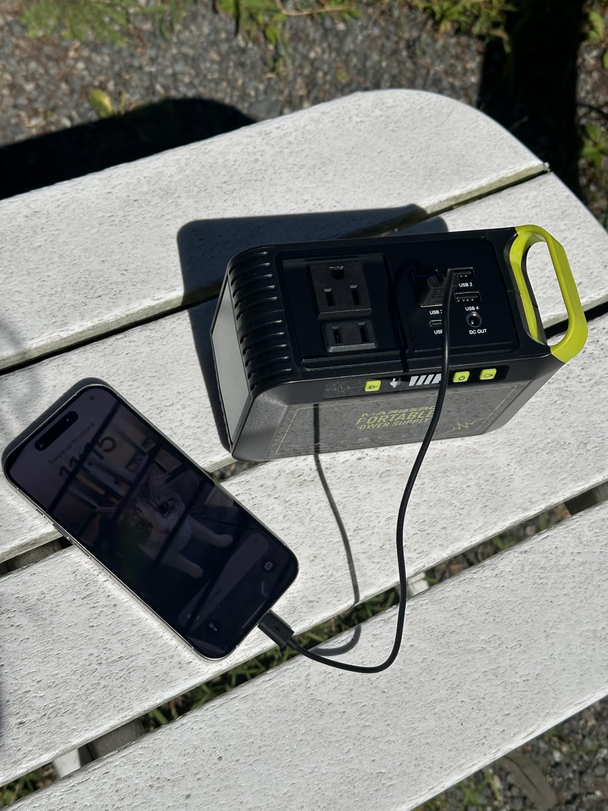 MARBERO Portable Power Station 88Wh Camping Lithium Battery Solar Generator Fast Charging with AC Outlet 120W Peak Power Bank (Solar Panel Optional) for Home Backup Outdoor Emergency RV Van Hunting Customer Review MARBERO Portable Power Station 88Wh Camping Lithium Battery Solar Generator Fast Charging with AC Outlet 120W Peak Power Bank (Solar Panel Optional) for Home Backup Outdoor Emergency RV Van Hunting - Customer Photo 1