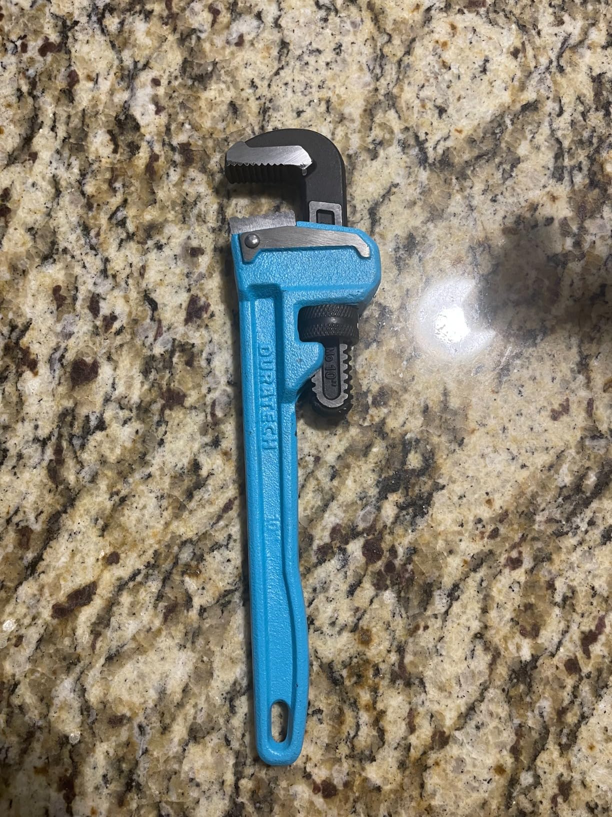 DURATECH 8-Inch Heavy Duty Pipe Wrench, Adjustable Plumbing Wrench, Malleable Cast Iron Handle, Exceed GGG standard Customer Review DURATECH 8-Inch Heavy Duty Pipe Wrench, Adjustable Plumbing Wrench, Malleable Cast Iron Handle, Exceed GGG standard - Customer Photo 2