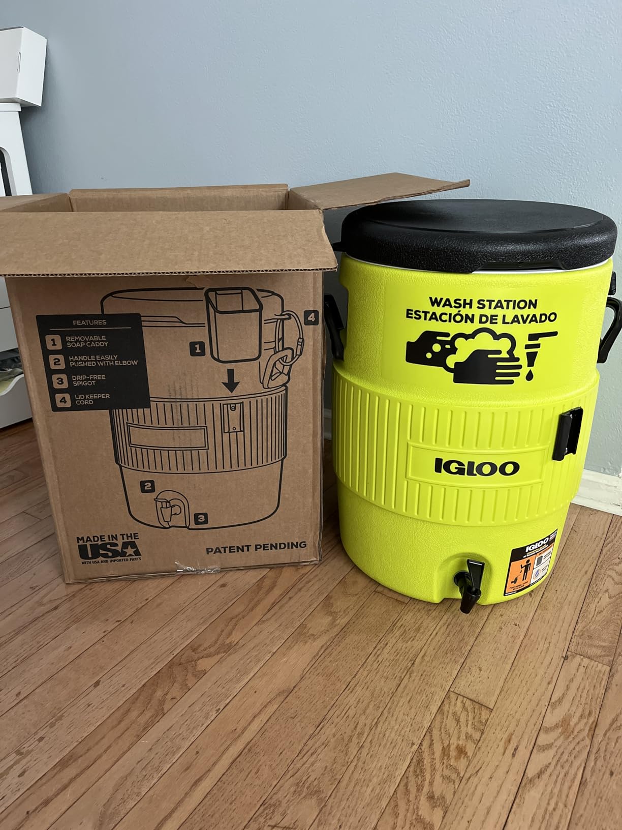 Igloo Sports Cooler | Insulated Beverage Dispenser with Spout |Portable Handwashing Station Customer Review Igloo Sports Cooler | Insulated Beverage Dispenser with Spout |Portable Handwashing Station - Customer Photo 1