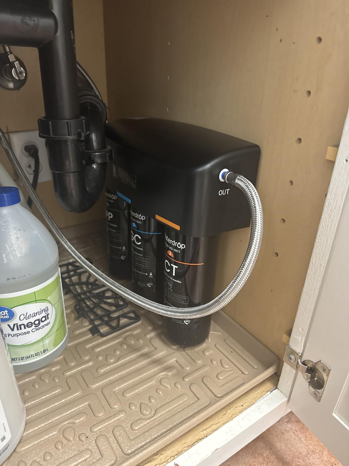 Waterdrop TSA 8 Layer Under Sink Water Filter System, Under Sink Water Filtration System, Reduces PFAS, PFOA/PFOS, Fluoride, Chlorine, Bad Taste & Odor, NSF/ANSI 42 Certified Element, USA Tech Customer Review Waterdrop TSA 8 Layer Under Sink Water Filter System, Under Sink Water Filtration System, Reduces PFAS, PFOA/PFOS, Fluoride, Chlorine, Bad Taste & Odor, NSF/ANSI 42 Certified Element, USA Tech - Customer Photo 2