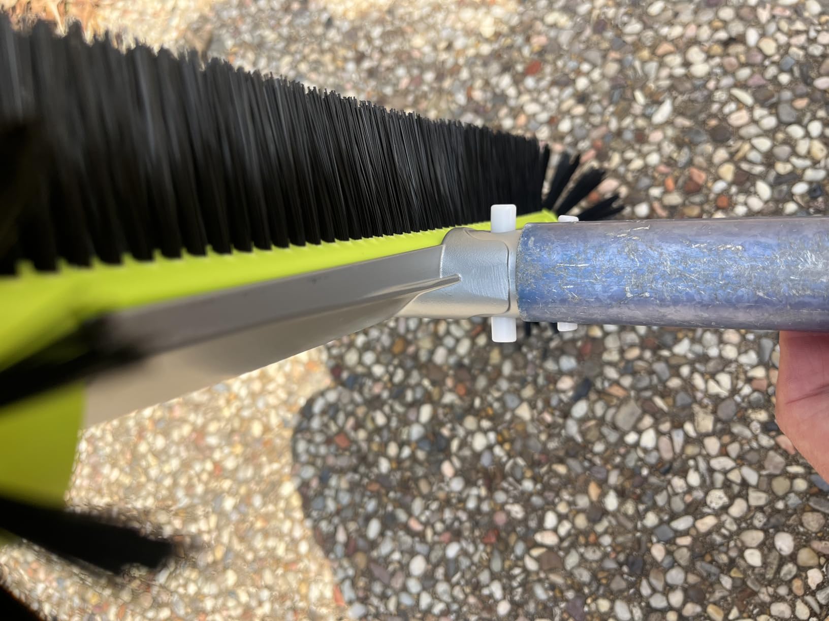 Sepetrel Pool Brush Head for Cleaning Walls,Heavy Duty Inground/Above Ground Swimming Pool Scrub Brushes with Premium Strong Bristle & Reinforced Aluminium Back - Customer Photo 1