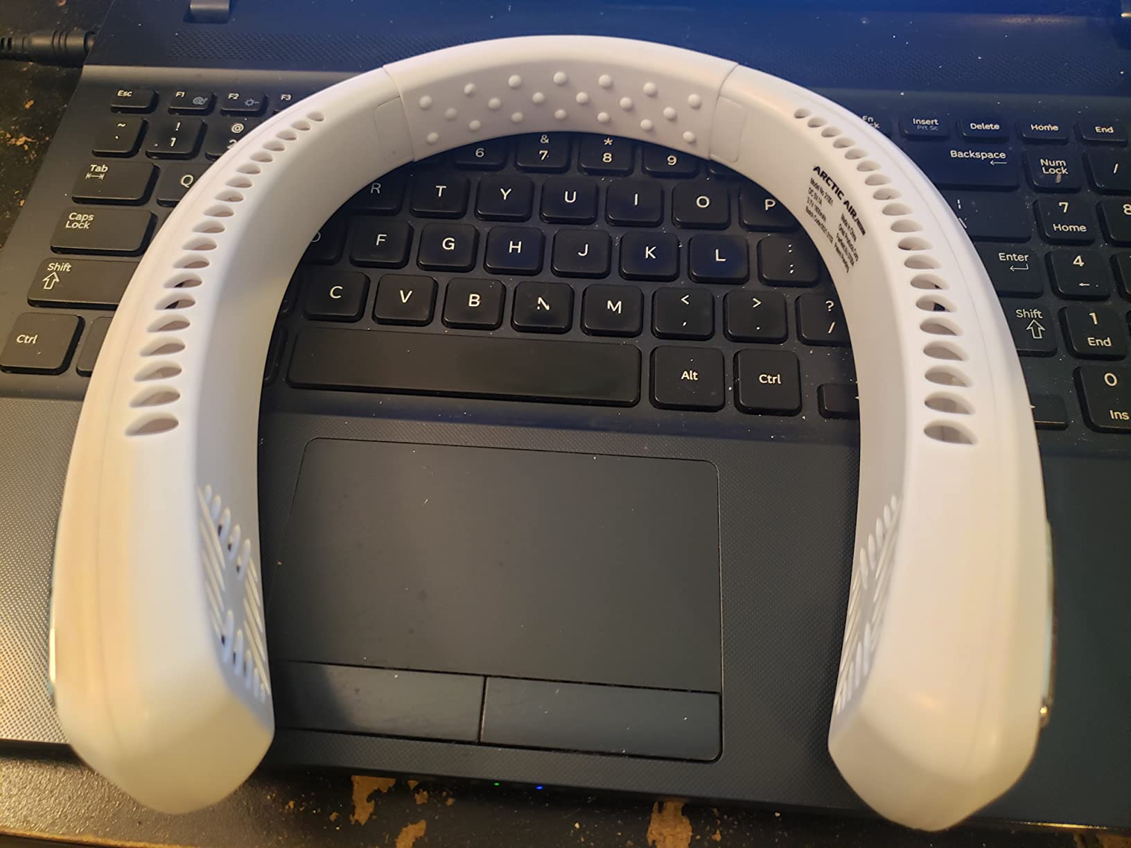 Arctic Air Freedom Personal Air Cooler - Portable 3-Speed Neck Fan, Hands-Free Wearable Design, Lightweight, Cordless And Rechargeable Customer Review Arctic Air Freedom Personal Air Cooler - Portable 3-Speed Neck Fan, Hands-Free Wearable Design, Lightweight, Cordless And Rechargeable - Customer Photo 2