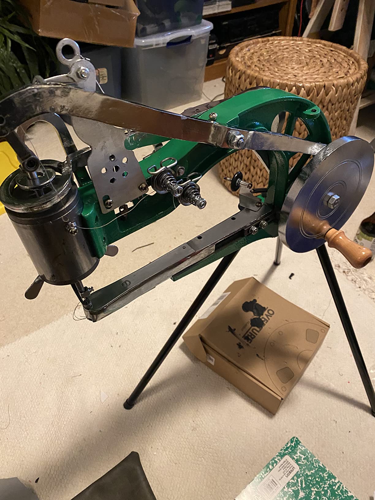Manual Leather Sewing Machine Hand Shoe Cobbler Stitching Repair Mending Machine Patcher Dual Cotton Nylon Line Sewing Machine Customer Review Manual Leather Sewing Machine Hand Shoe Cobbler Stitching Repair Mending Machine Patcher Dual Cotton Nylon Line Sewing Machine - Customer Photo 1