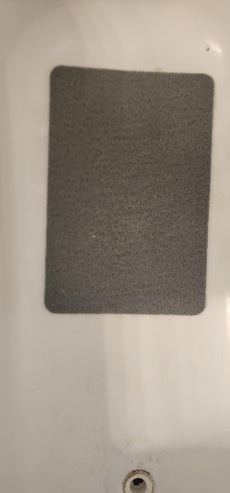 LuxStep Shower Mat Bathtub Mat,24x16 inch, Non-Slip Bath Mat with Drain, Quick Drying PVC Loofah Bathmat for Tub,Shower,Bathroom (Phthalate Free,Grey) Customer Review LuxStep Shower Mat Bathtub Mat,24x16 inch, Non-Slip Bath Mat with Drain, Quick Drying PVC Loofah Bathmat for Tub,Shower,Bathroom (Phthalate Free,Grey) - Customer Photo 1