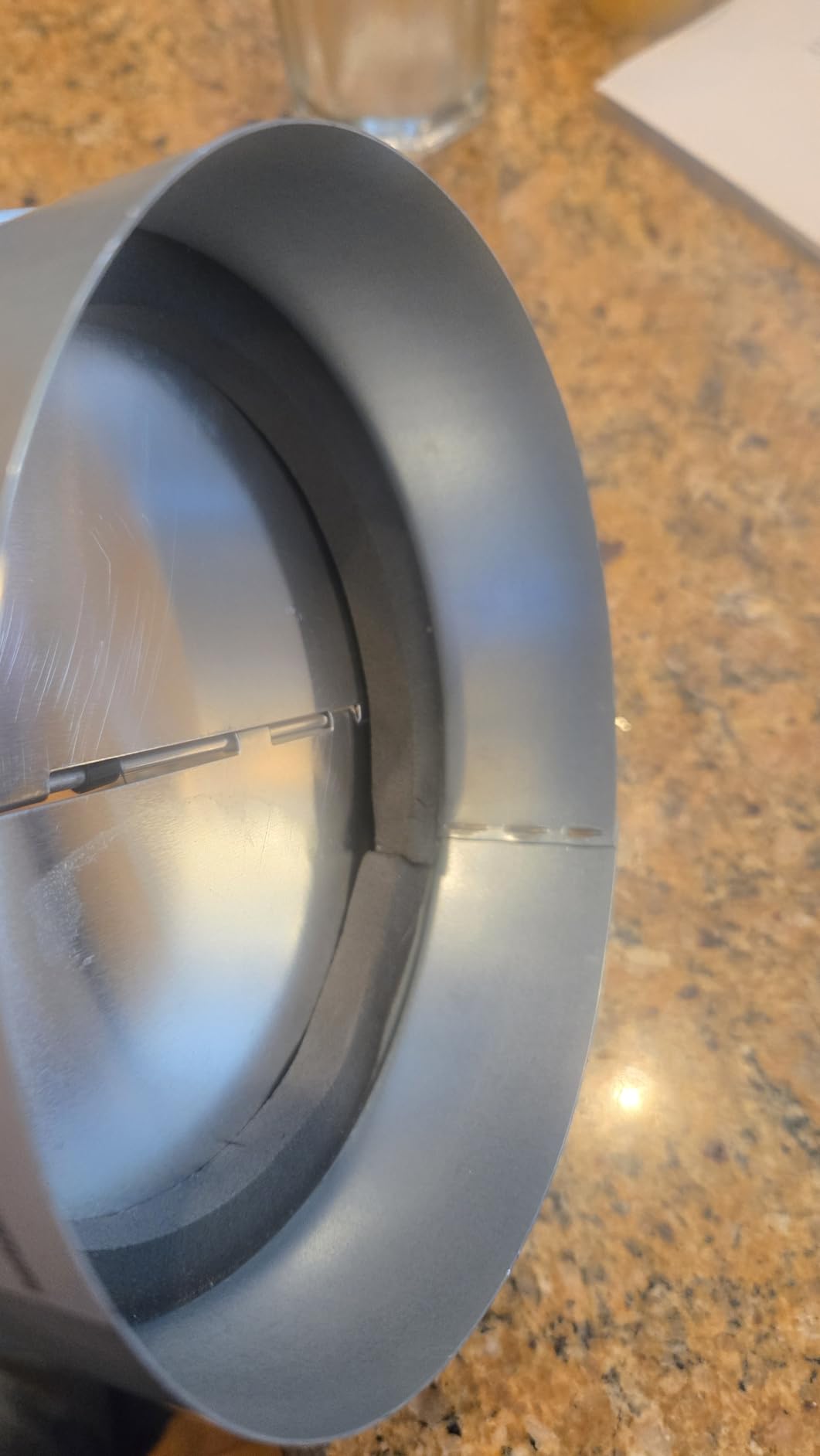 4 Inch Draft Blocker Backdraft Damper Duct Draft Stopper One-Way Airflow Ducting Insert Backflow Preventer Inline Fan Vent Deflector Customer Review 4 Inch Draft Blocker Backdraft Damper Duct Draft Stopper One-Way Airflow Ducting Insert Backflow Preventer Inline Fan Vent Deflector - Customer Photo 1