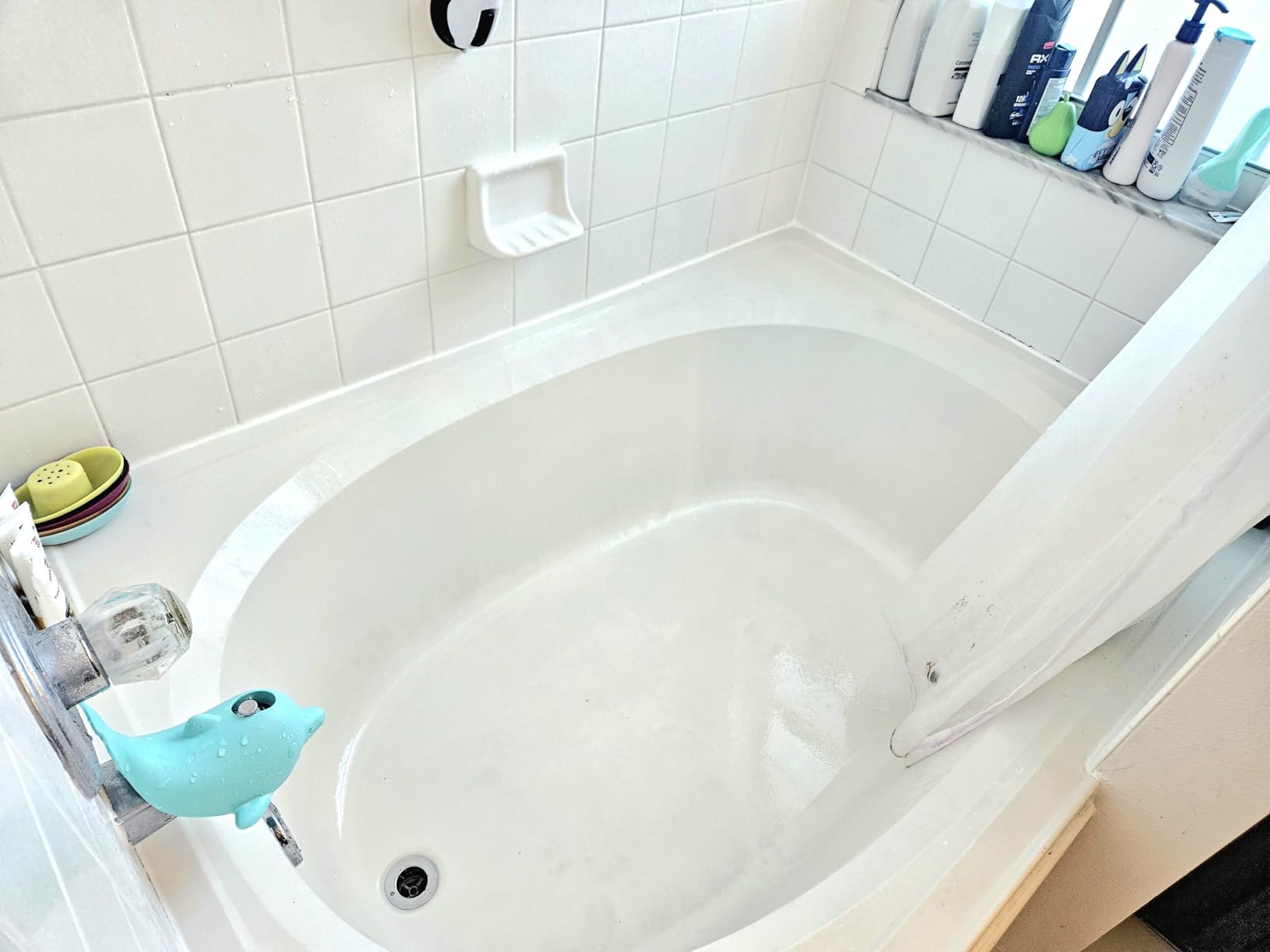 LABIGO Electric Spin Scrubber, Cordless Cleaning Brush Scrubber with 7 Replaceable Brush Heads and Adjustable Extension Handle, IPX7 Waterproof Power Cleaning Brush for Bathroom Tub Floor Tile Shower Customer Review LABIGO Electric Spin Scrubber, Cordless Cleaning Brush Scrubber with 7 Replaceable Brush Heads and Adjustable Extension Handle, IPX7 Waterproof Power Cleaning Brush for Bathroom Tub Floor Tile Shower - Customer Photo 1