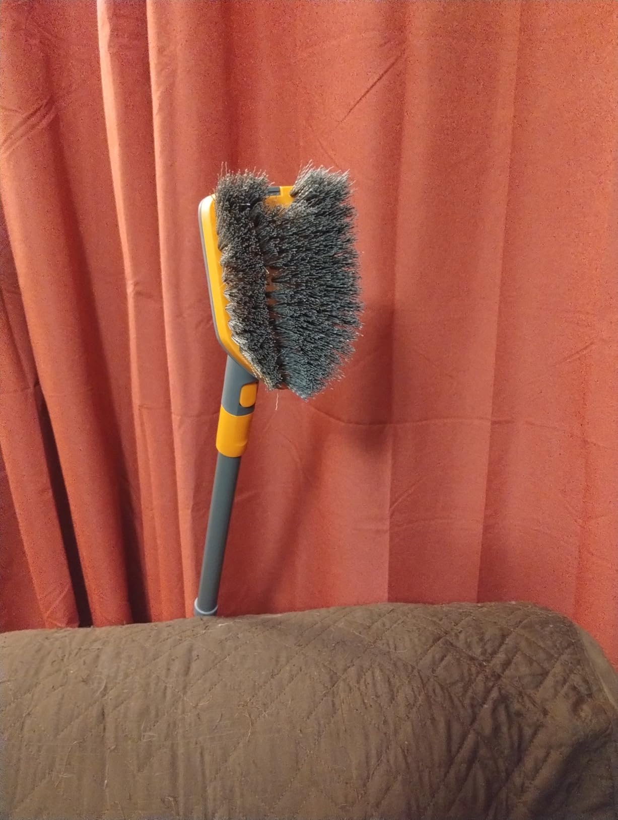 Tile Tub Scrubber Brush with 3 Different Function Cleaning Heads and 56 Tile Tub Scrubber Brush with 3 Different Function Cleaning Heads and 56