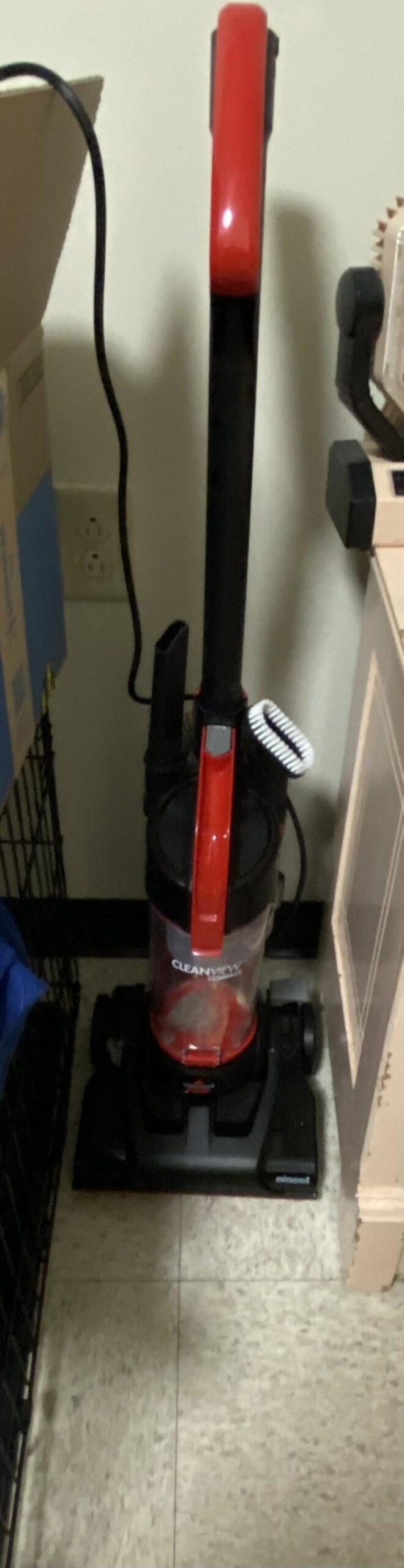 BISSELL CleanView Compact Upright Vacuum, Fits in Dorm Rooms & Apartments, Lightweight with Powerful Suction and Removable Extension Wand, 3508 Customer Review BISSELL CleanView Compact Upright Vacuum, Fits in Dorm Rooms & Apartments, Lightweight with Powerful Suction and Removable Extension Wand, 3508 - Customer Photo 1