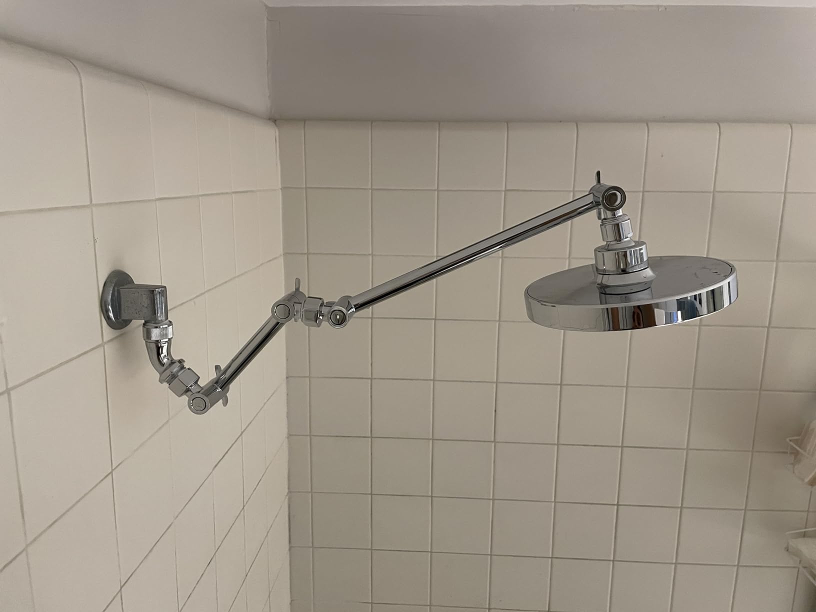 Shower Head Extension Arm, Anti-Leak Solid Brass Adjustable Extender for Rain & Handheld Shower Head, G1/2 Universal Connector (5 Inch, Chrome) Customer Review Shower Head Extension Arm, Anti-Leak Solid Brass Adjustable Extender for Rain & Handheld Shower Head, G1/2 Universal Connector (5 Inch, Chrome) - Customer Photo 2