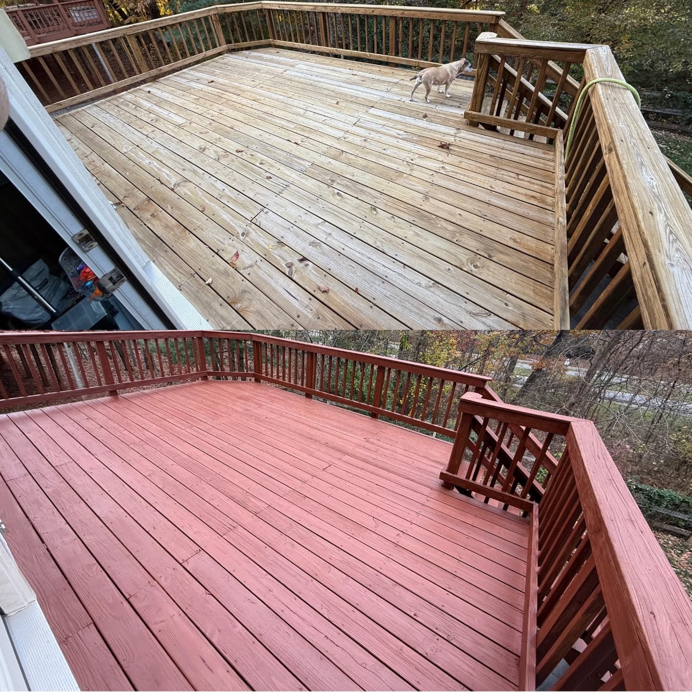 Thompson's WaterSeal Semi-Transparent Waterproofing Wood Stain and Sealer, Chestnut Brown, 1 Gallon Customer Review Thompson's WaterSeal Semi-Transparent Waterproofing Wood Stain and Sealer, Chestnut Brown, 1 Gallon - Customer Photo 2