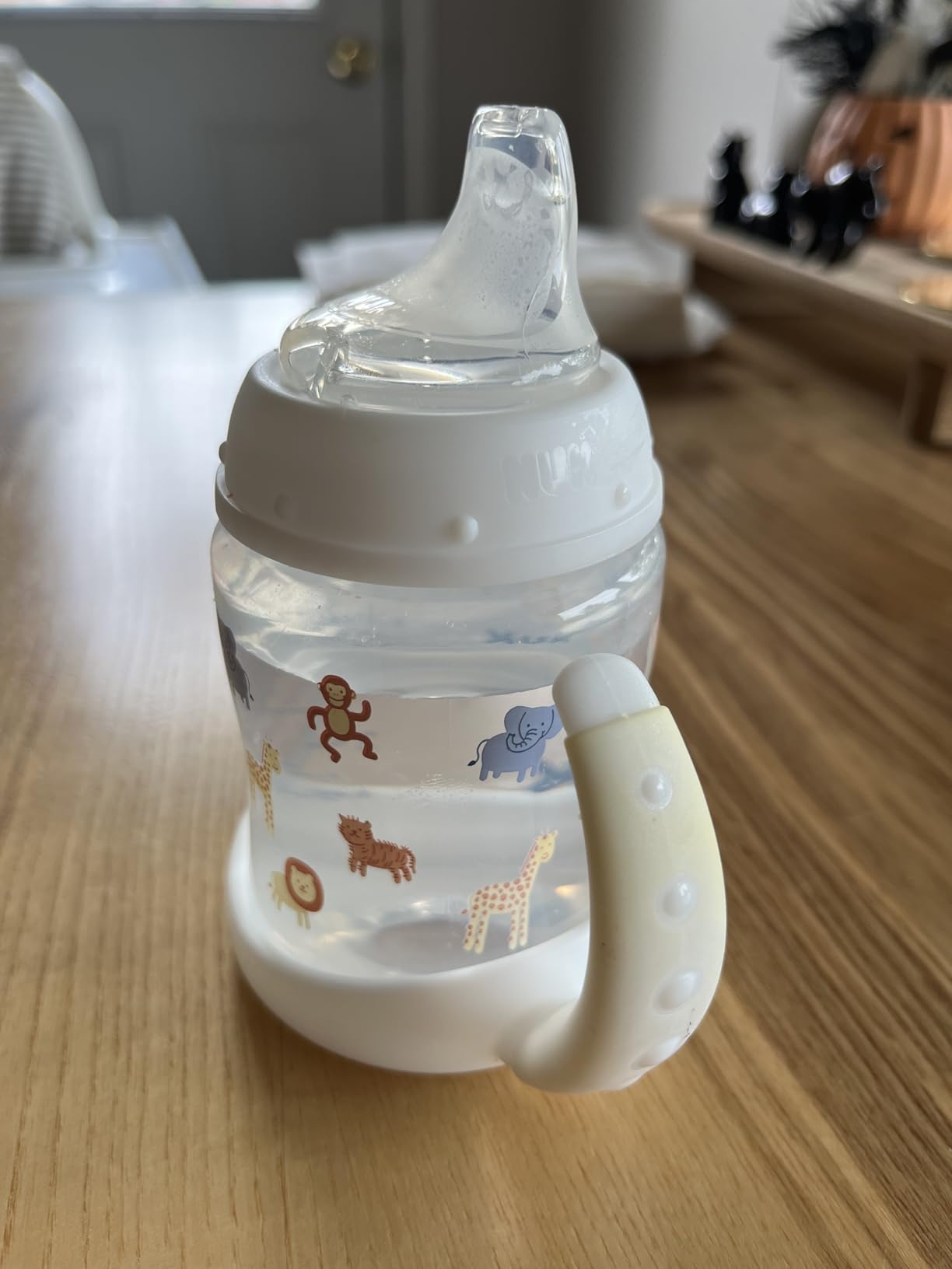 NUK Small Learner Tritan Cup, 5 oz, 6+ Months – BPA Free, Spill Proof Sippy Cup Customer Review NUK Small Learner Tritan Cup, 5 oz, 6+ Months – BPA Free, Spill Proof Sippy Cup - Customer Photo 1