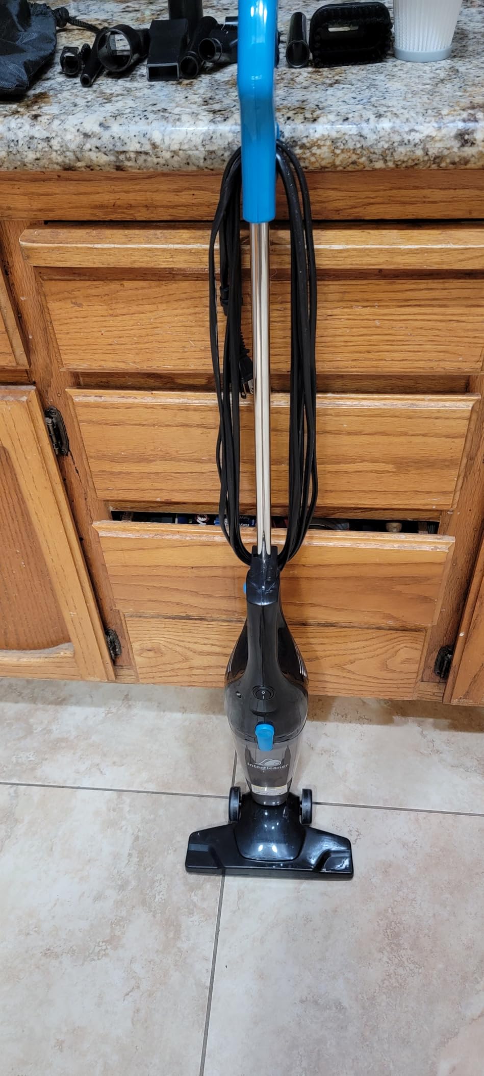 Intercleaner Corded Vacuum Cleaner, 15KPa Powerful Suction with 400W Motor, 12 in 1 Lightweight Bagless Stick Vac with Handheld, Ultra Quiet, for Hardwood Floor Carpet Car Pet Hair Customer Review Intercleaner Corded Vacuum Cleaner, 15KPa Powerful Suction with 400W Motor, 12 in 1 Lightweight Bagless Stick Vac with Handheld, Ultra Quiet, for Hardwood Floor Carpet Car Pet Hair - Customer Photo 2