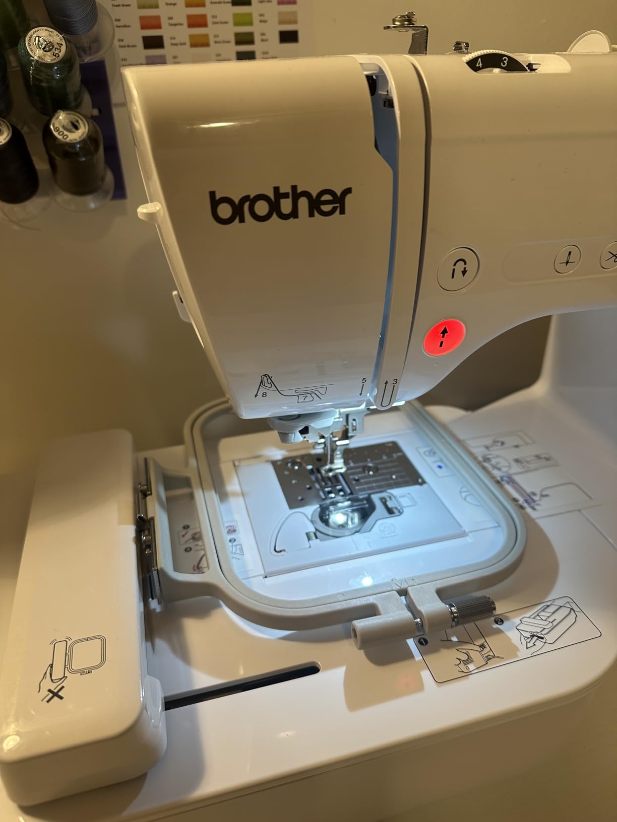Brother SE700 Sewing and Embroidery Machine, Wireless LAN Connected, 135 Built-in Designs, 103 Built-in Stitches, Computerized, 4