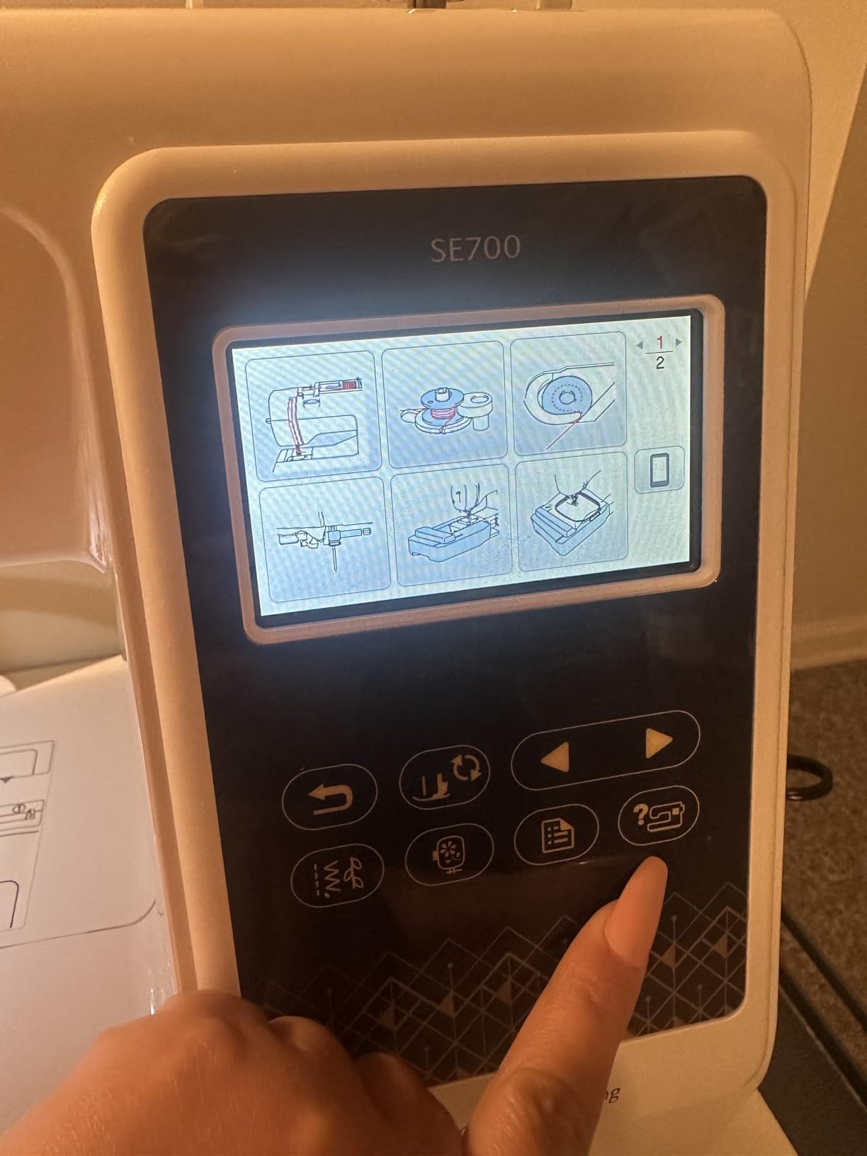 Brother SE700 Sewing and Embroidery Machine, Wireless LAN Connected, 135 Built-in Designs, 103 Built-in Stitches, Computerized, 4 Brother SE700 Sewing and Embroidery Machine, Wireless LAN Connected, 135 Built-in Designs, 103 Built-in Stitches, Computerized, 4