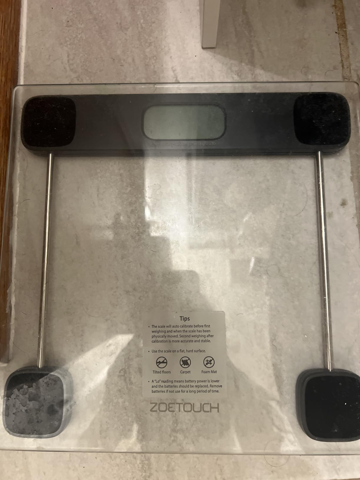 Scale for Body Weight Digital Bathroom Scale Accurate Weighing Machine for People, High Precision Bath Scale, Step On, Tempered Glass LCD Display Batteries and Tape Measure Included, 400lbs Customer Review Scale for Body Weight Digital Bathroom Scale Accurate Weighing Machine for People, High Precision Bath Scale, Step On, Tempered Glass LCD Display Batteries and Tape Measure Included, 400lbs - Customer Photo 3