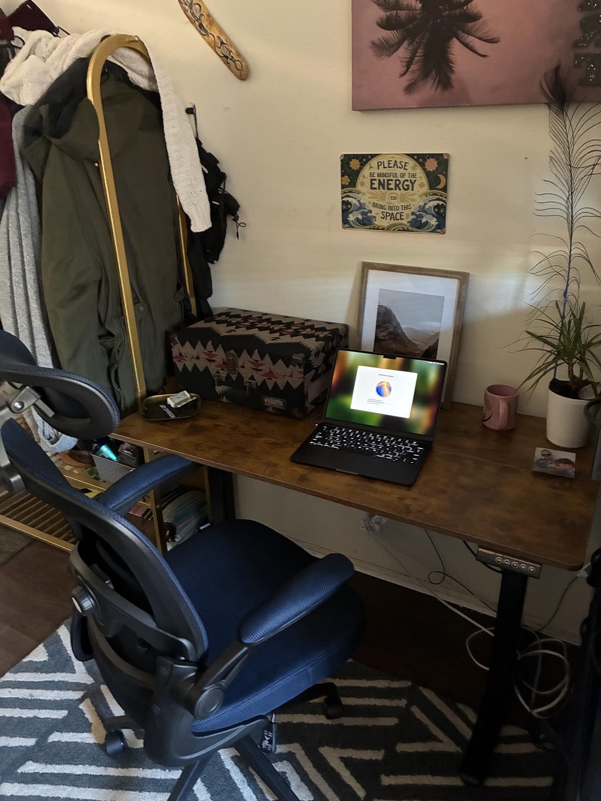 Oline ErgoAir Ergonomic Office Chair – Adjustable Lumbar Support, Flip-Up Armrests, Mesh Computer Desk Chair, Swivel Rolling Executive Gaming Chair for Home & Office (Black) Customer Review Oline ErgoAir Ergonomic Office Chair – Adjustable Lumbar Support, Flip-Up Armrests, Mesh Computer Desk Chair, Swivel Rolling Executive Gaming Chair for Home & Office (Black) - Customer Photo 3
