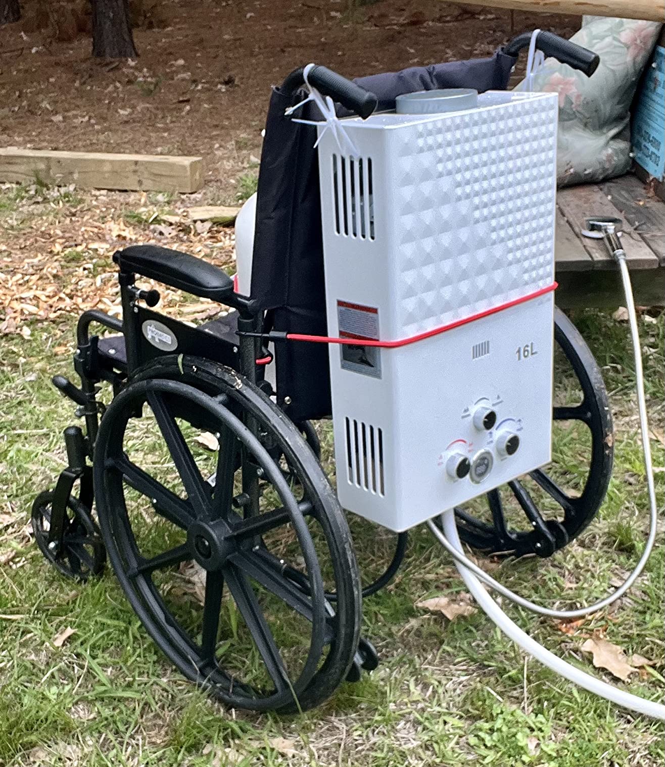 Tankless Water Heater Propane 5.26GPM 20L Outdoor Portable Gas Hot Water Heaters Instant Propane Water Heater with Digital Display Multi-Protection for Camping Trips Boat Cabins Customer Review Tankless Water Heater Propane 5.26GPM 20L Outdoor Portable Gas Hot Water Heaters Instant Propane Water Heater with Digital Display Multi-Protection for Camping Trips Boat Cabins - Customer Photo 5