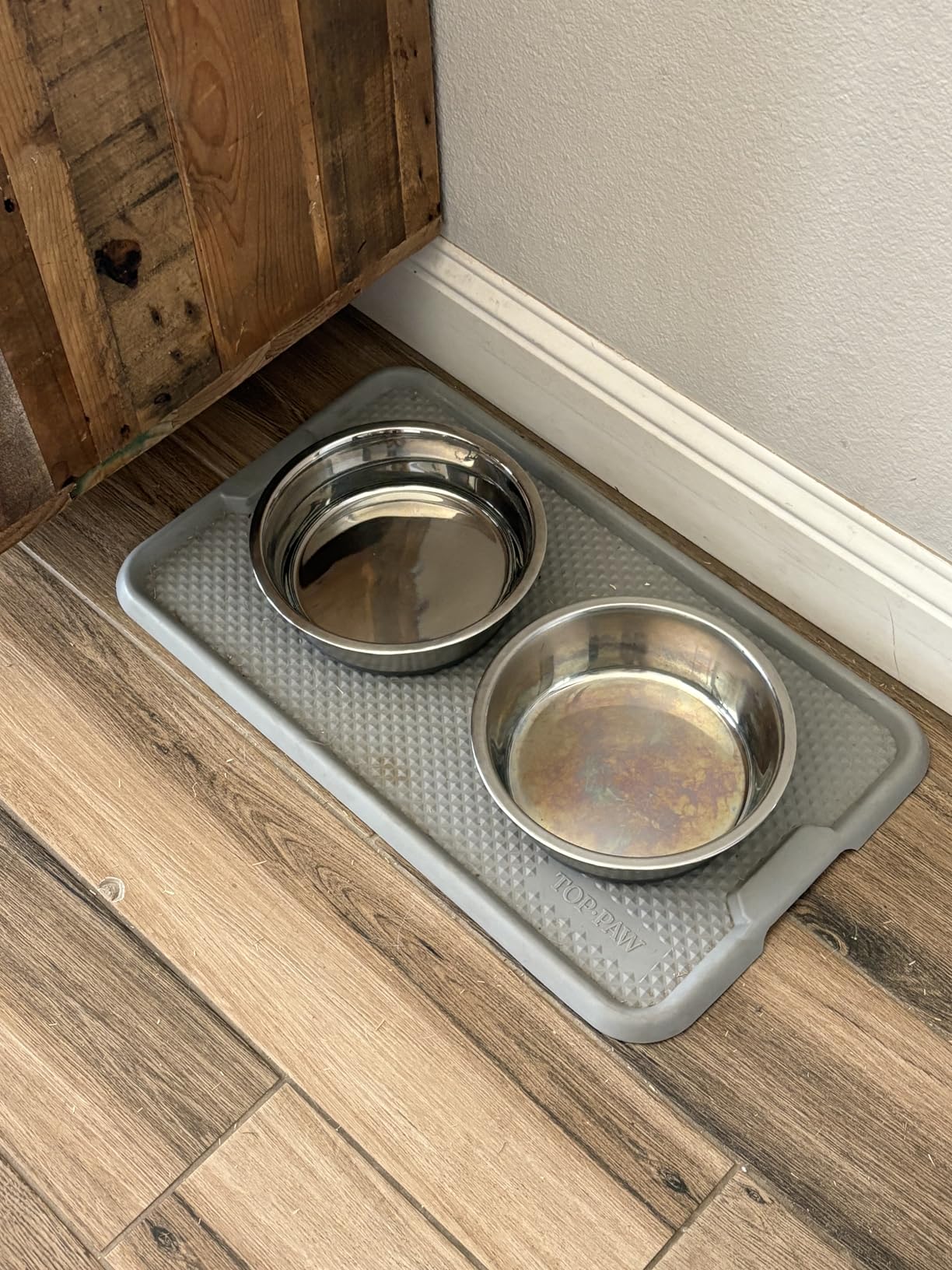 PEGYY11 Nonslip Stainless Steel Dog Cat Bowls, 2 US Cup, 2 Count Customer Review PEGYY11 Nonslip Stainless Steel Dog Cat Bowls, 2 US Cup, 2 Count - Customer Photo 1