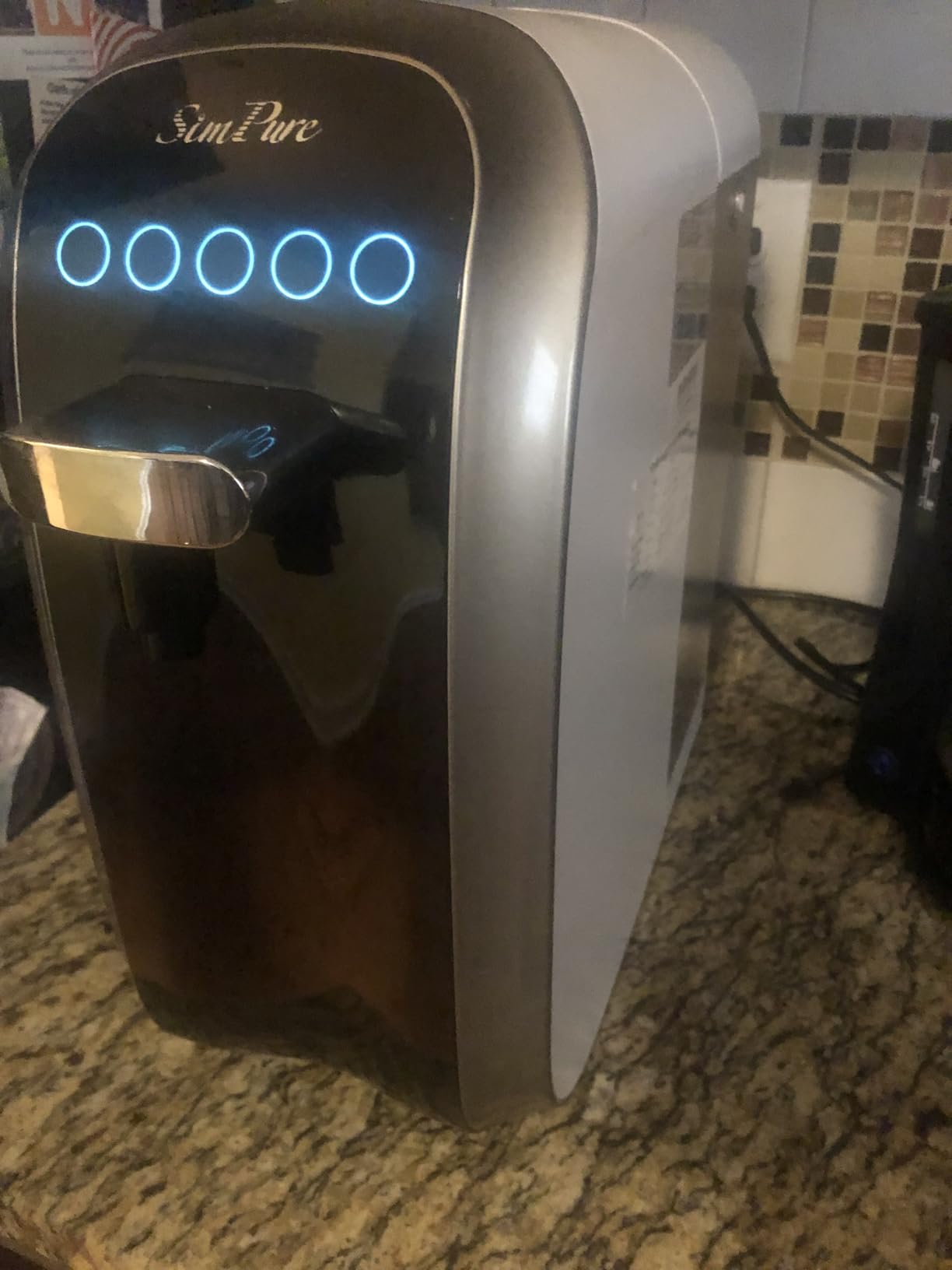 SimPure Y7P-BW UV Countertop Reverse Osmosis Water Filter, NSF/ANSI 58 Certified, 5 Stage RO Water Filtration System, Water Purifier for Home, 4: 1 Pure to Drain, BPA Free (No Installation Required) Customer Review SimPure Y7P-BW UV Countertop Reverse Osmosis Water Filter, NSF/ANSI 58 Certified, 5 Stage RO Water Filtration System, Water Purifier for Home, 4: 1 Pure to Drain, BPA Free (No Installation Required) - Customer Photo 1
