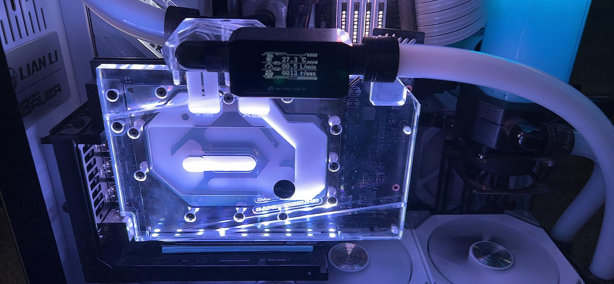 Copper GPU Water Cooling Block GPU Waterblock Graphics Card Water Cooling Block for ASUS GeForce RTX 4090 TUF Strix (5V ARGB RBW Aura Effect LED Lights GPU Block with Backplate) Customer Review Copper GPU Water Cooling Block GPU Waterblock Graphics Card Water Cooling Block for ASUS GeForce RTX 4090 TUF Strix (5V ARGB RBW Aura Effect LED Lights GPU Block with Backplate) - Customer Photo 1