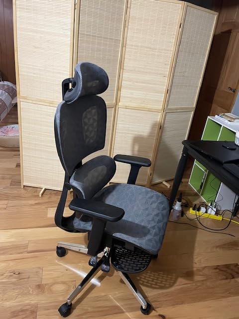 Ergonomic Mesh Office Chair with 3D Adjustable Armrest,Plastic Frame High Back Desk Computer Chair Ergo3d Ergonomic Office Chair with Wheels for Home & Office Black Customer Review Ergonomic Mesh Office Chair with 3D Adjustable Armrest,Plastic Frame High Back Desk Computer Chair Ergo3d Ergonomic Office Chair with Wheels for Home & Office Black - Customer Photo 5