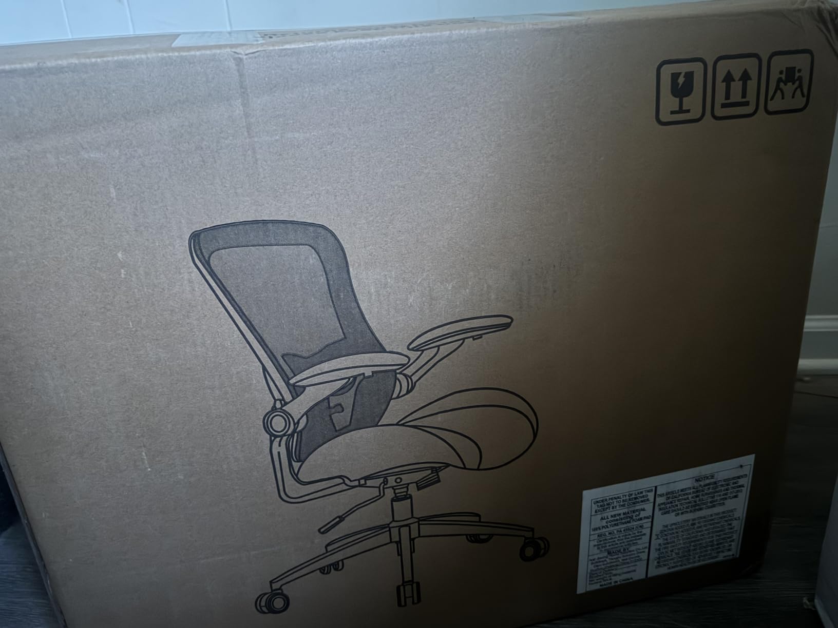 Office Chair Ergonomic Desk Chair-400lbs Big and Tall Heavy Duty, Wide & Soft 3D Modeling Foam Cushion Home Office Desk Chair with Adjustable Seat Height, Executive Computer Task Chair Customer Review Office Chair Ergonomic Desk Chair-400lbs Big and Tall Heavy Duty, Wide & Soft 3D Modeling Foam Cushion Home Office Desk Chair with Adjustable Seat Height, Executive Computer Task Chair - Customer Photo 1