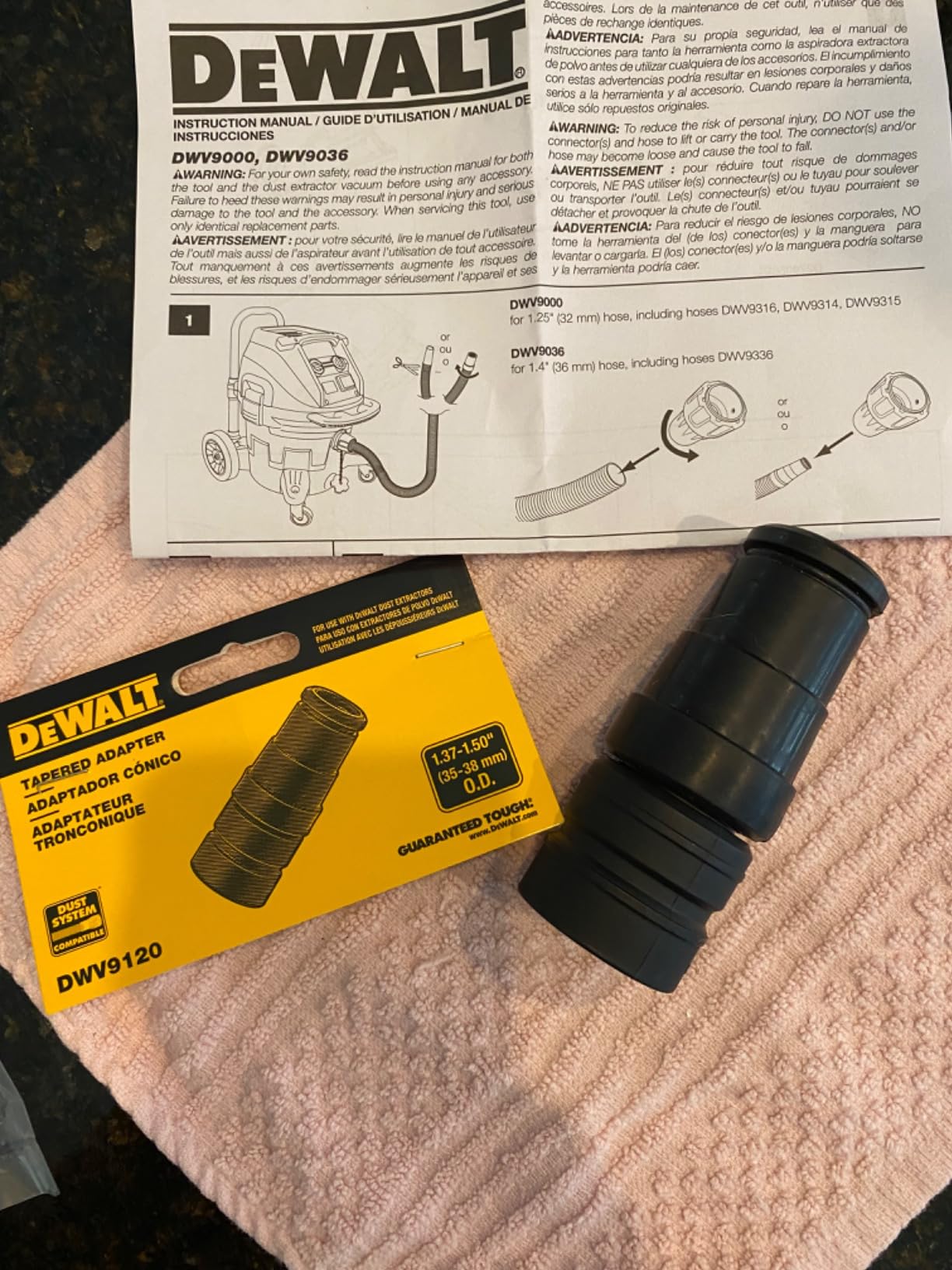 DEWALT 10 Gal. Dust Extractor with Automatic Filter Clean, Corded (DWV015) - Customer Photo 1