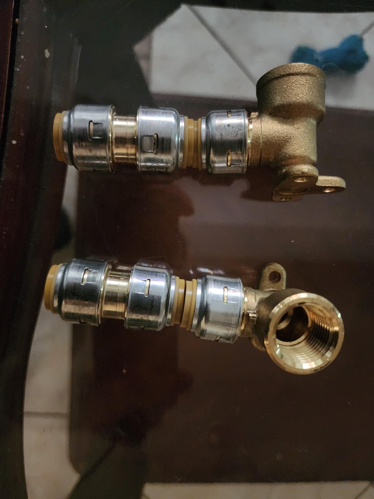SharkBite Max 1/2 Inch Coupling, Push to Connect Brass Plumbing Fitting, PEX Pipe, Copper, CPVC, PE-RT, HDPE, UR008A Customer Review SharkBite Max 1/2 Inch Coupling, Push to Connect Brass Plumbing Fitting, PEX Pipe, Copper, CPVC, PE-RT, HDPE, UR008A - Customer Photo 2