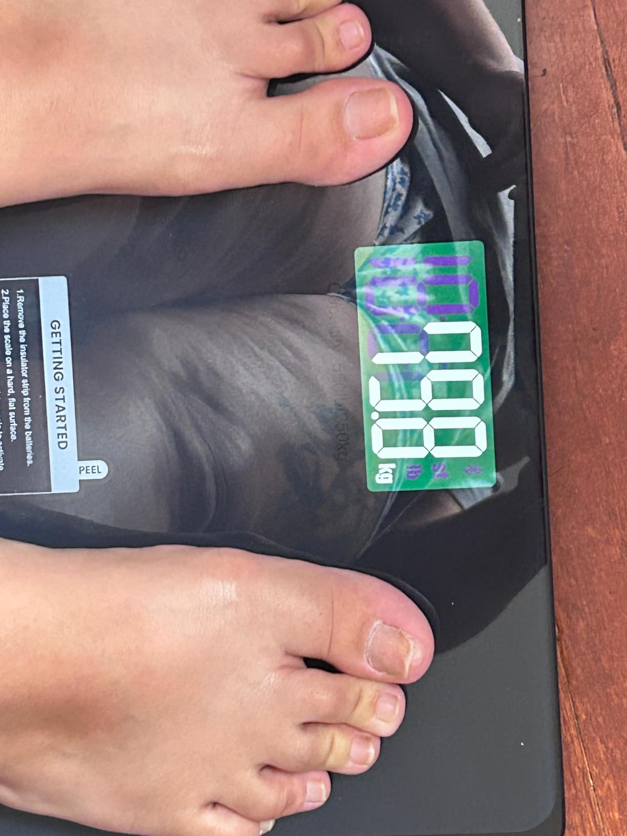 550lb Bathroom Digital Scale for Body Weight with Ultra-Wide Platform and Large LCD Display, Accurate High Precision Scale with Extra-High Capacity Customer Review 550lb Bathroom Digital Scale for Body Weight with Ultra-Wide Platform and Large LCD Display, Accurate High Precision Scale with Extra-High Capacity - Customer Photo 1